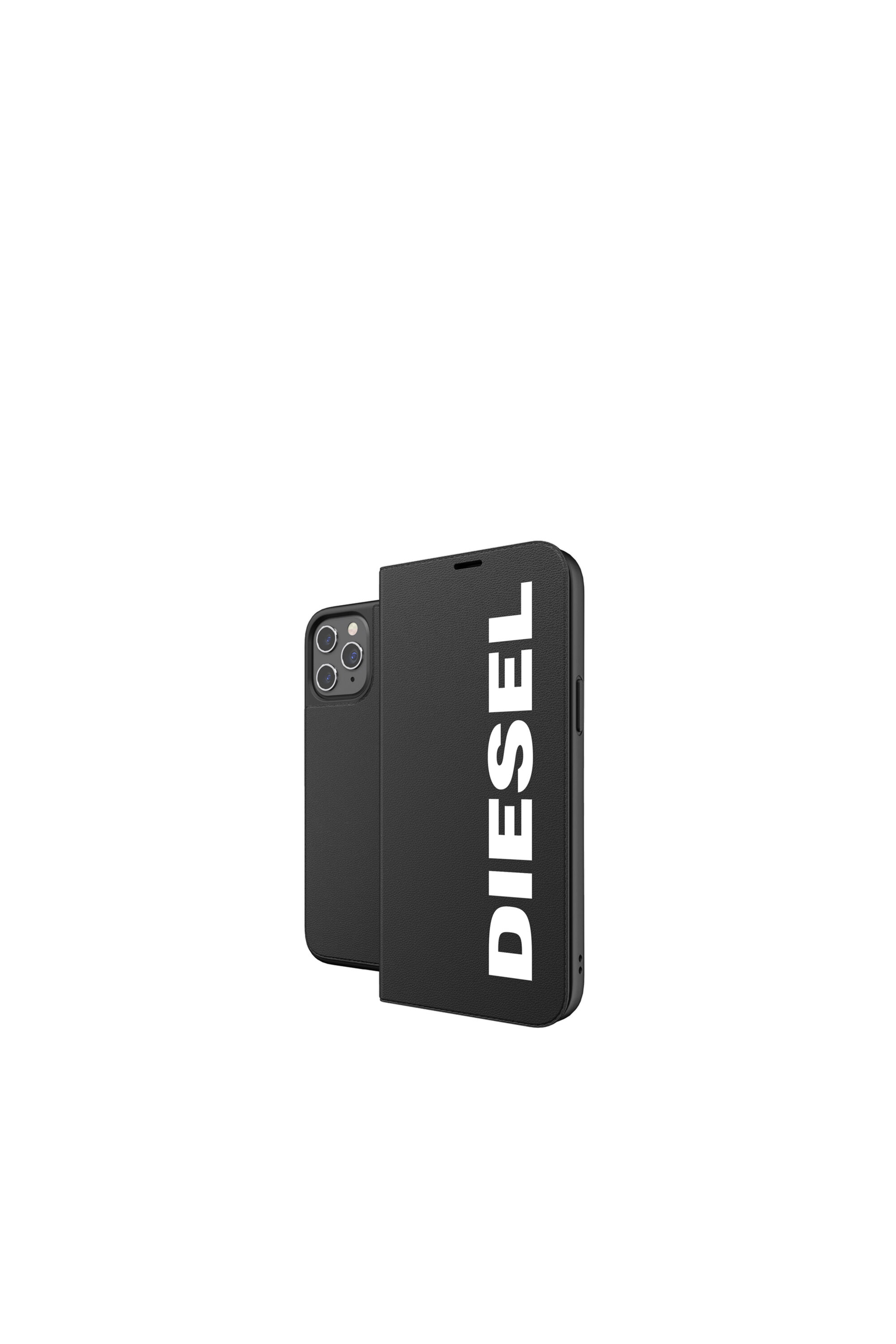 Diesel - 42487 BOOKLET CASE, Étui folio pur iPhone 12 Pro Max Mixte in Noir - 1