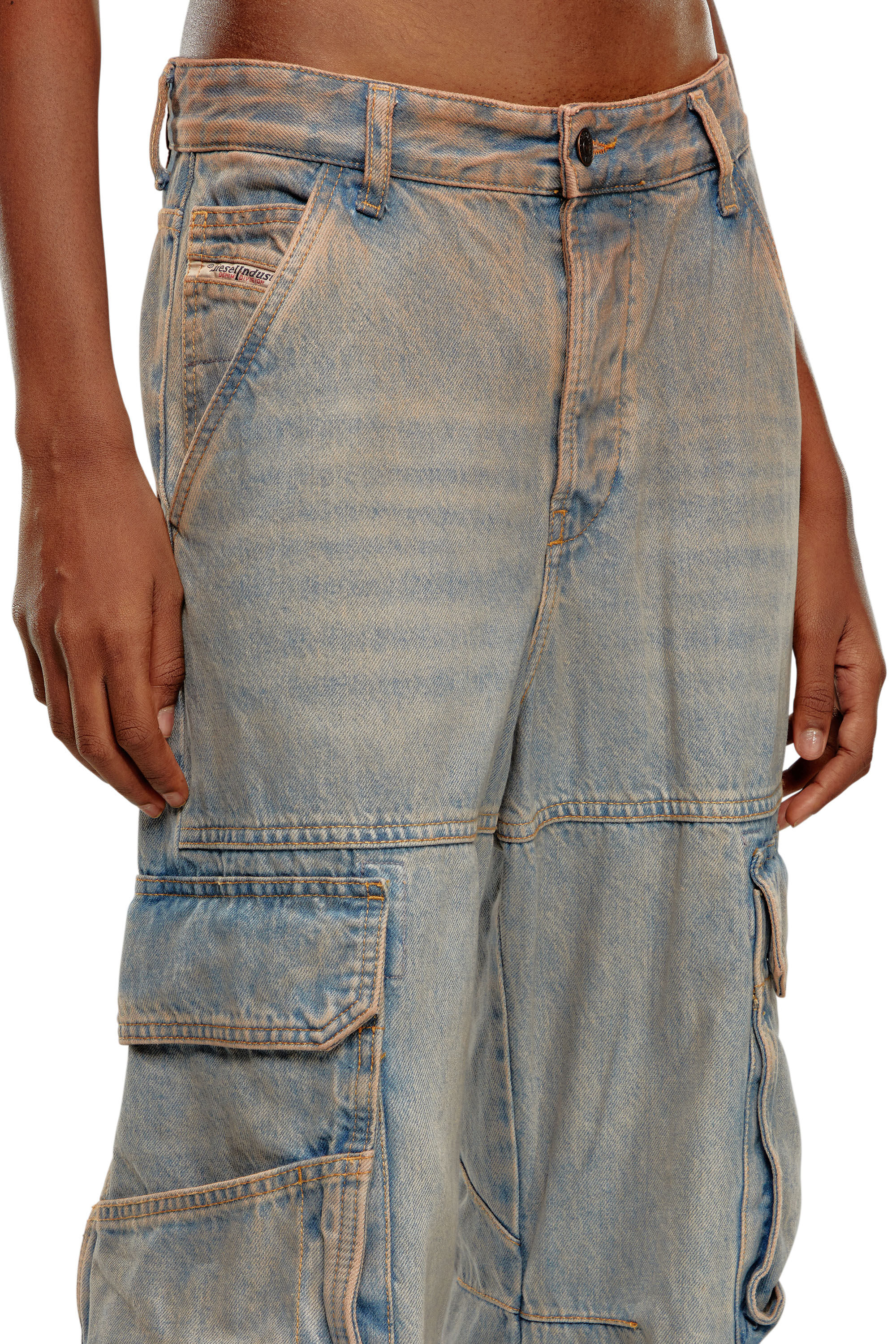 Diesel - Female's Relaxed Jeans 1996 D-Sire 0KIAI, Light Blue - 5