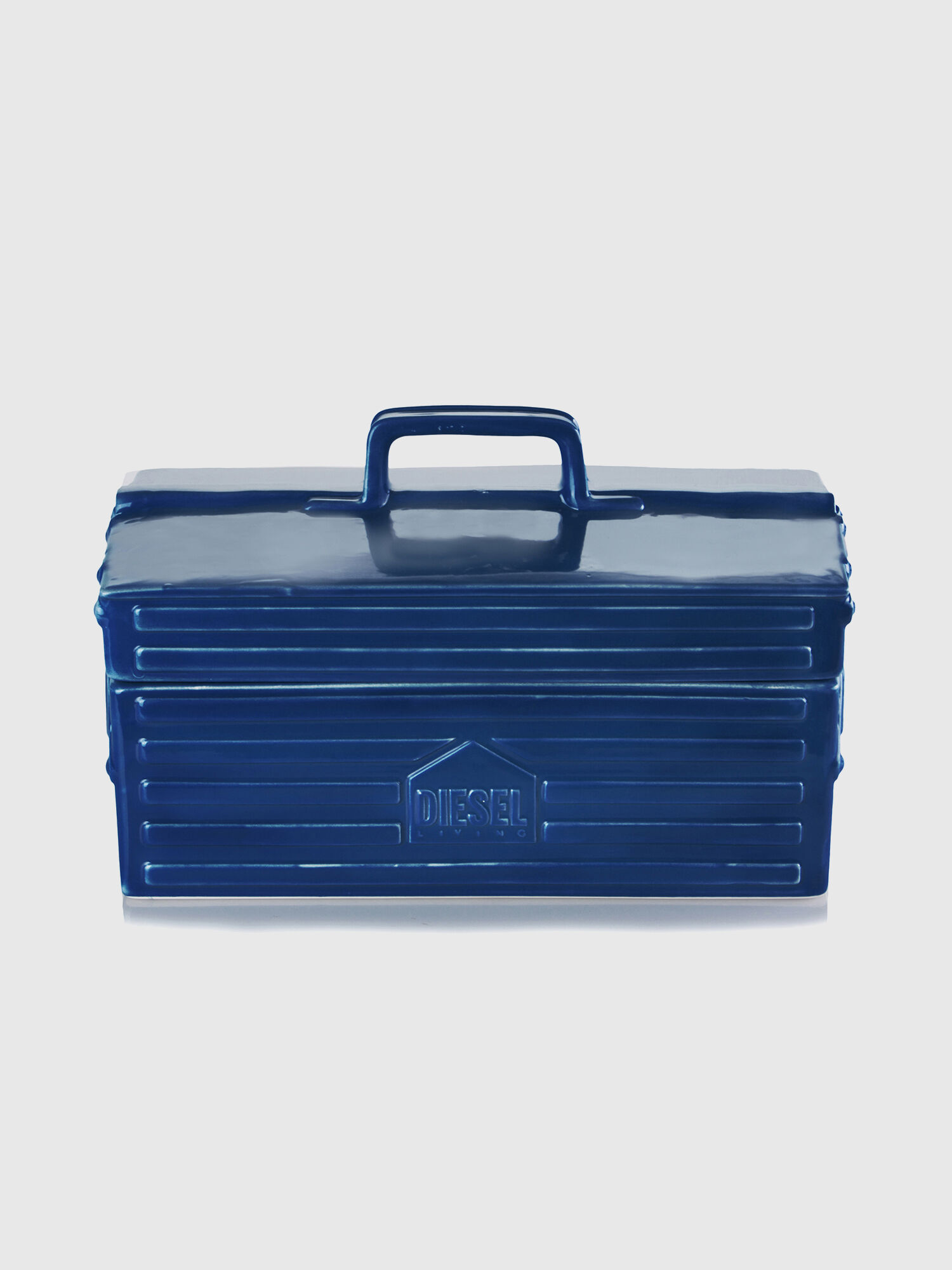 Diesel - 11056 WORK IS OVER, Unisex's Blue porcelain tool box in Blue - 2