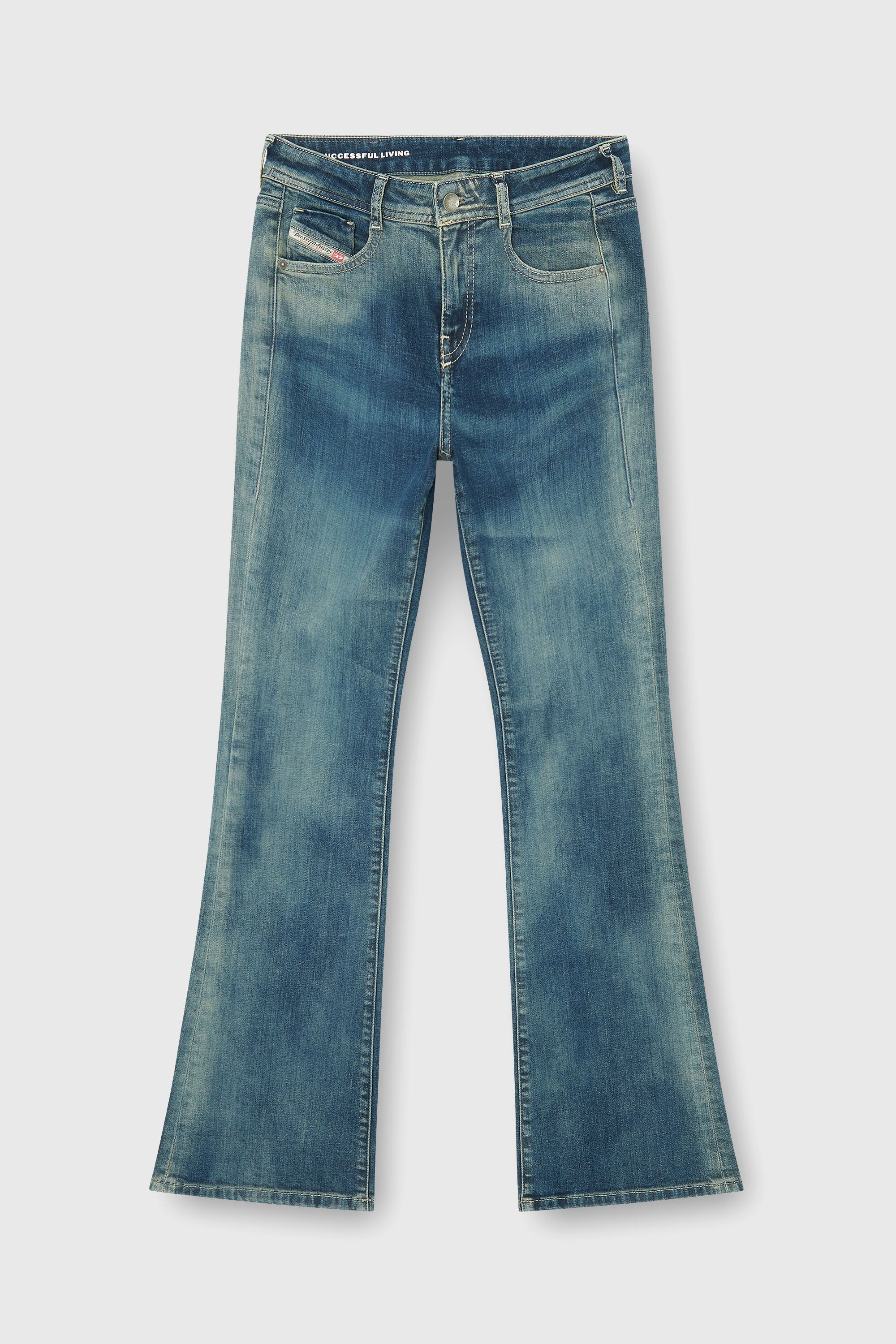 Diesel - Bootcut Jeans 1969 D-Ebbey 09P41 Femme, Bleu moyen - Image 6