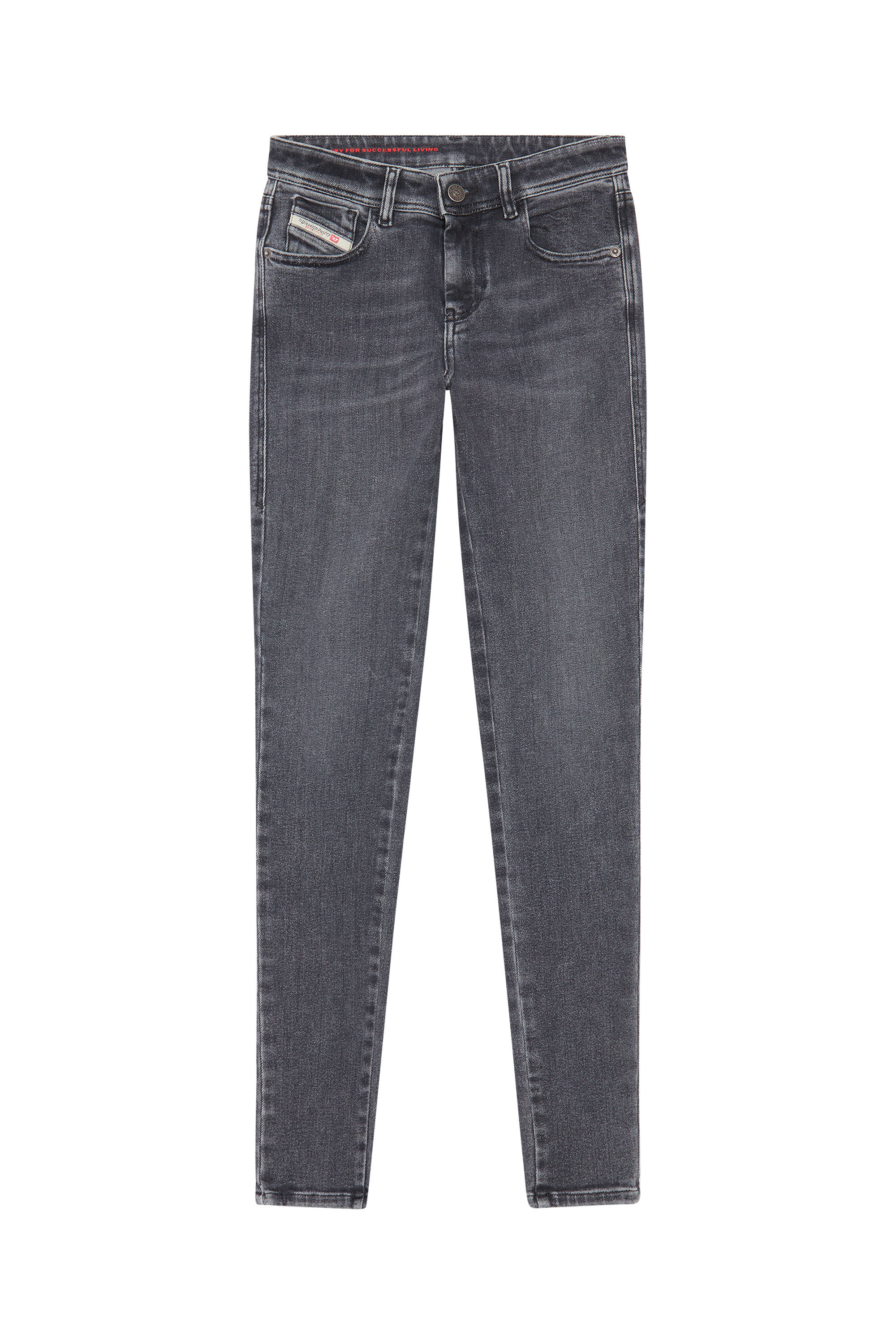 Diesel - Female's Skinny Jeans 2017 Slandy 09D61, Black/Dark Grey - 1