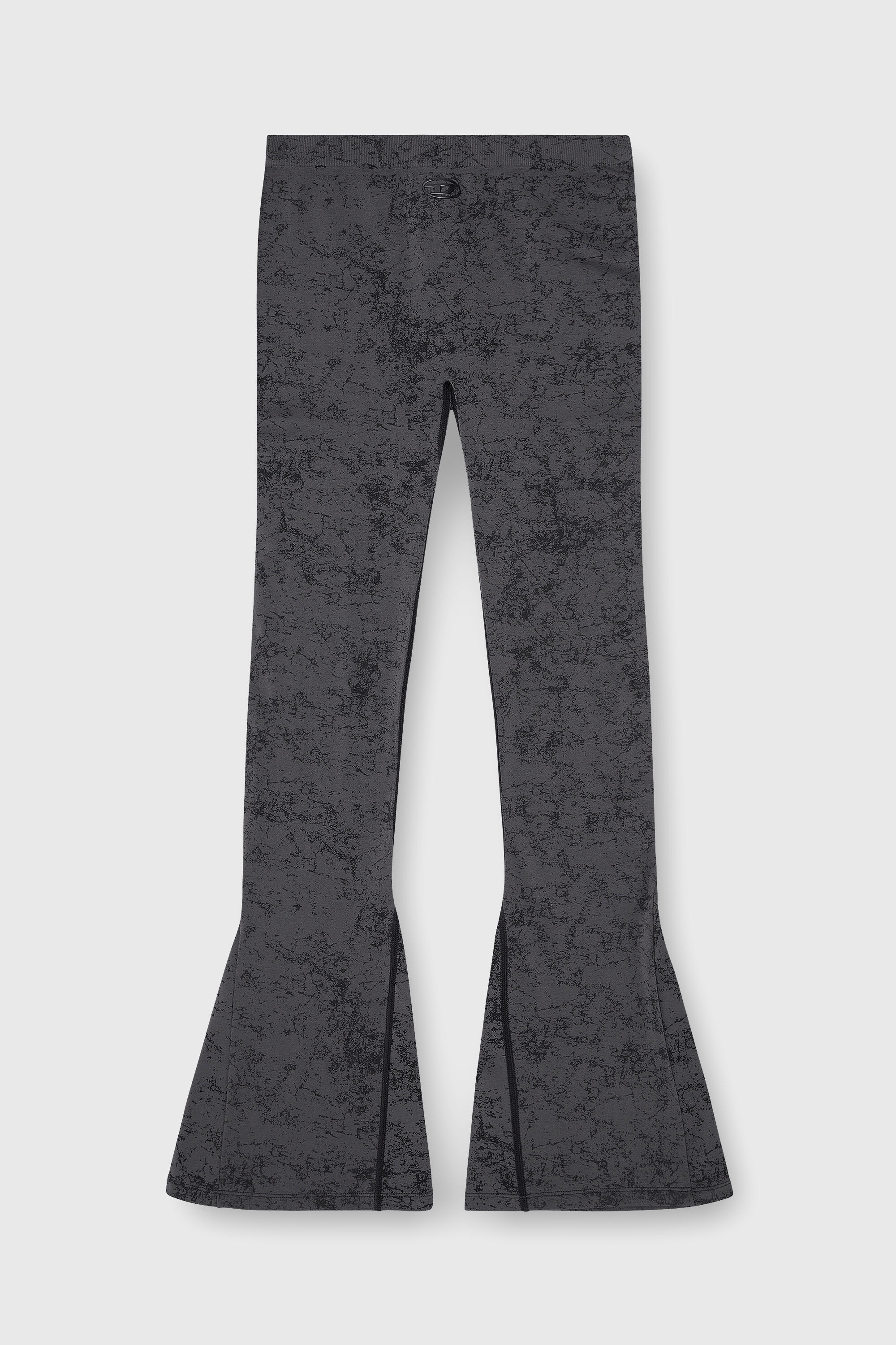 Diesel - CORNELIA-UTLT, Leggings acampanados con estampado utilitario Mujer in Gris - 5