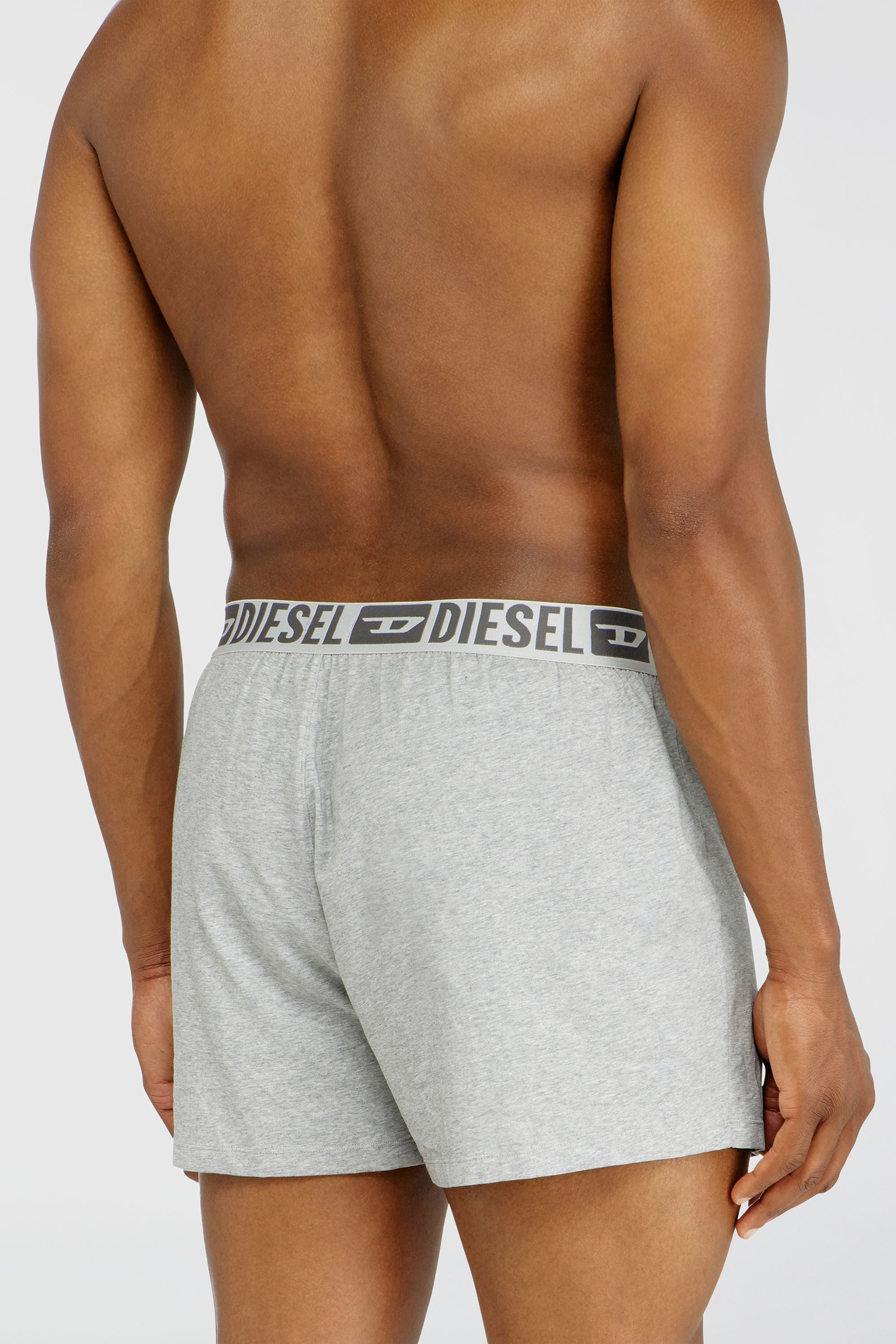 Diesel - STARKIE-D-CORE-2PACK, Lot de deux boxers en coton stretch Homme in Gris - 4