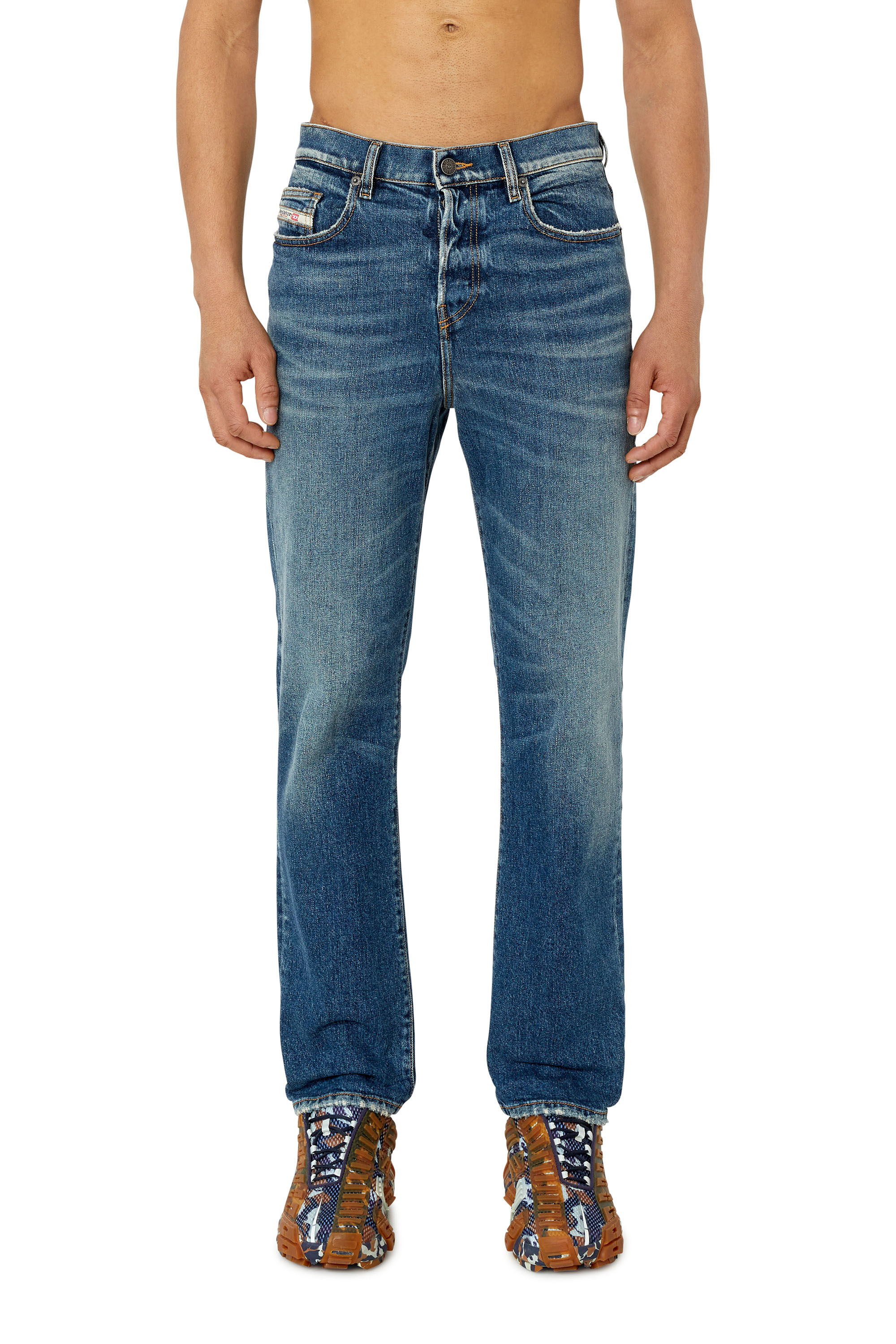 Diesel - Man's Regular Jeans 2020 D-Viker 007L1, Medium blue - 3