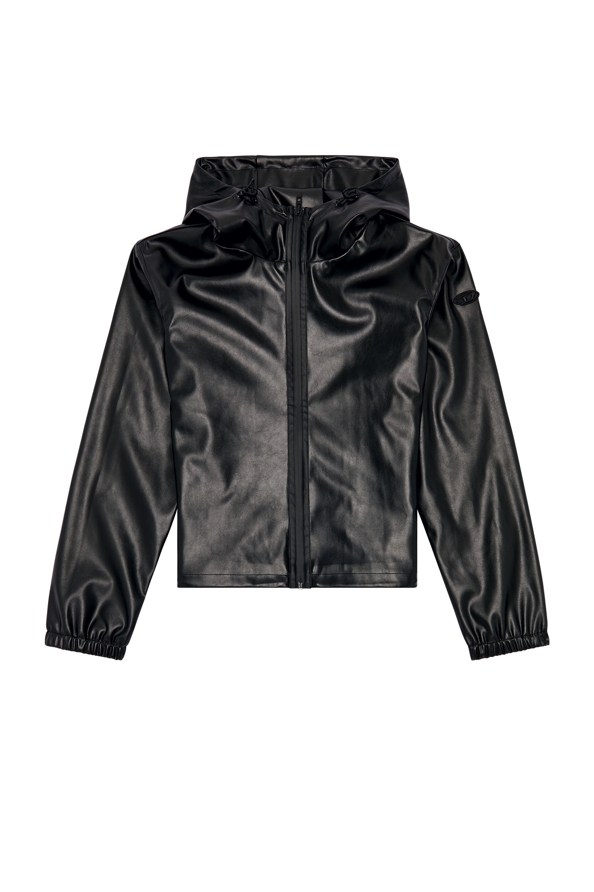 Diesel - G-BONNY-N1, Chaqueta con capucha de tejido recubierto Mujer in Negro - 2
