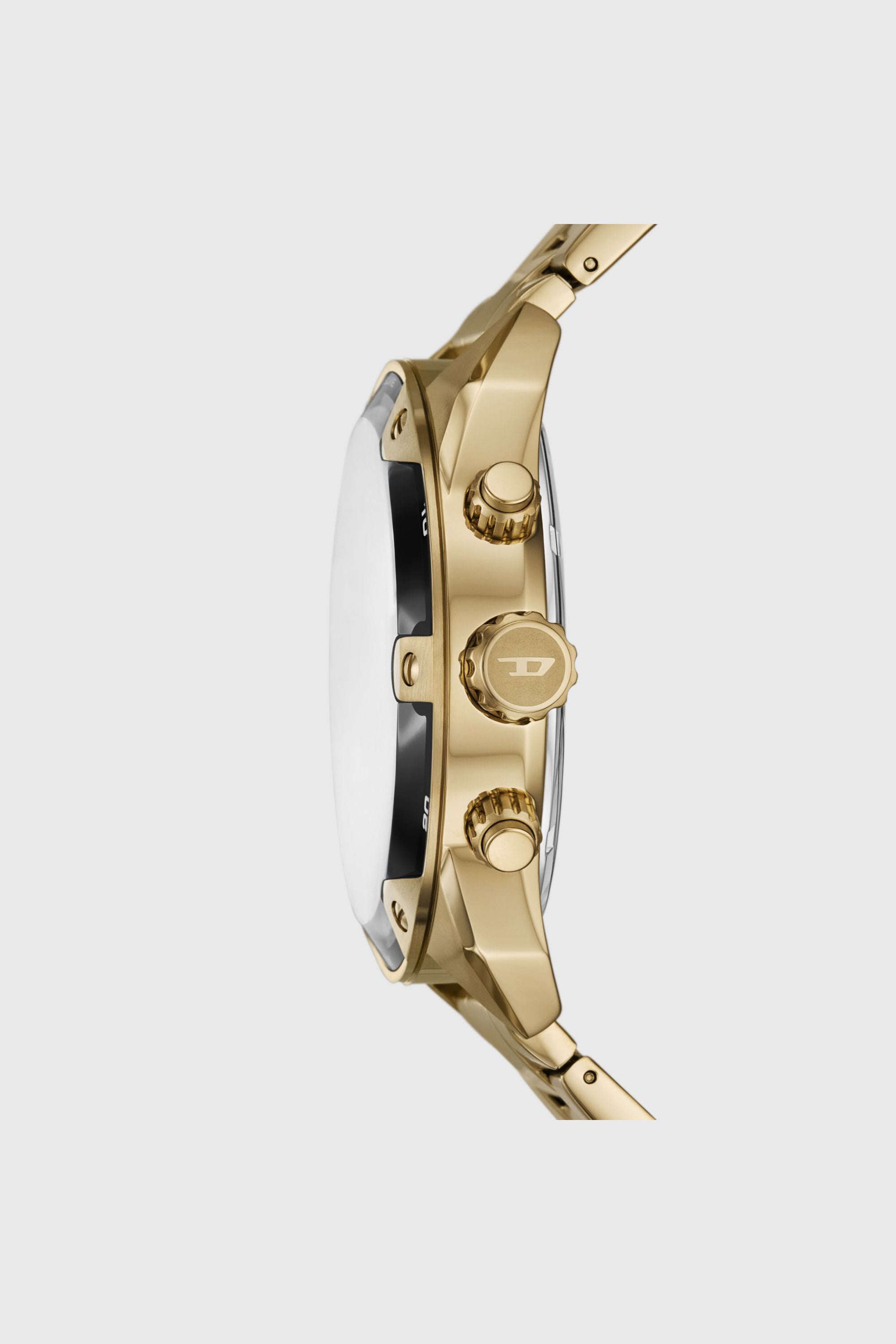 Diesel - DZ4678, Male's Spiked stainless steel watch in Gold - 3