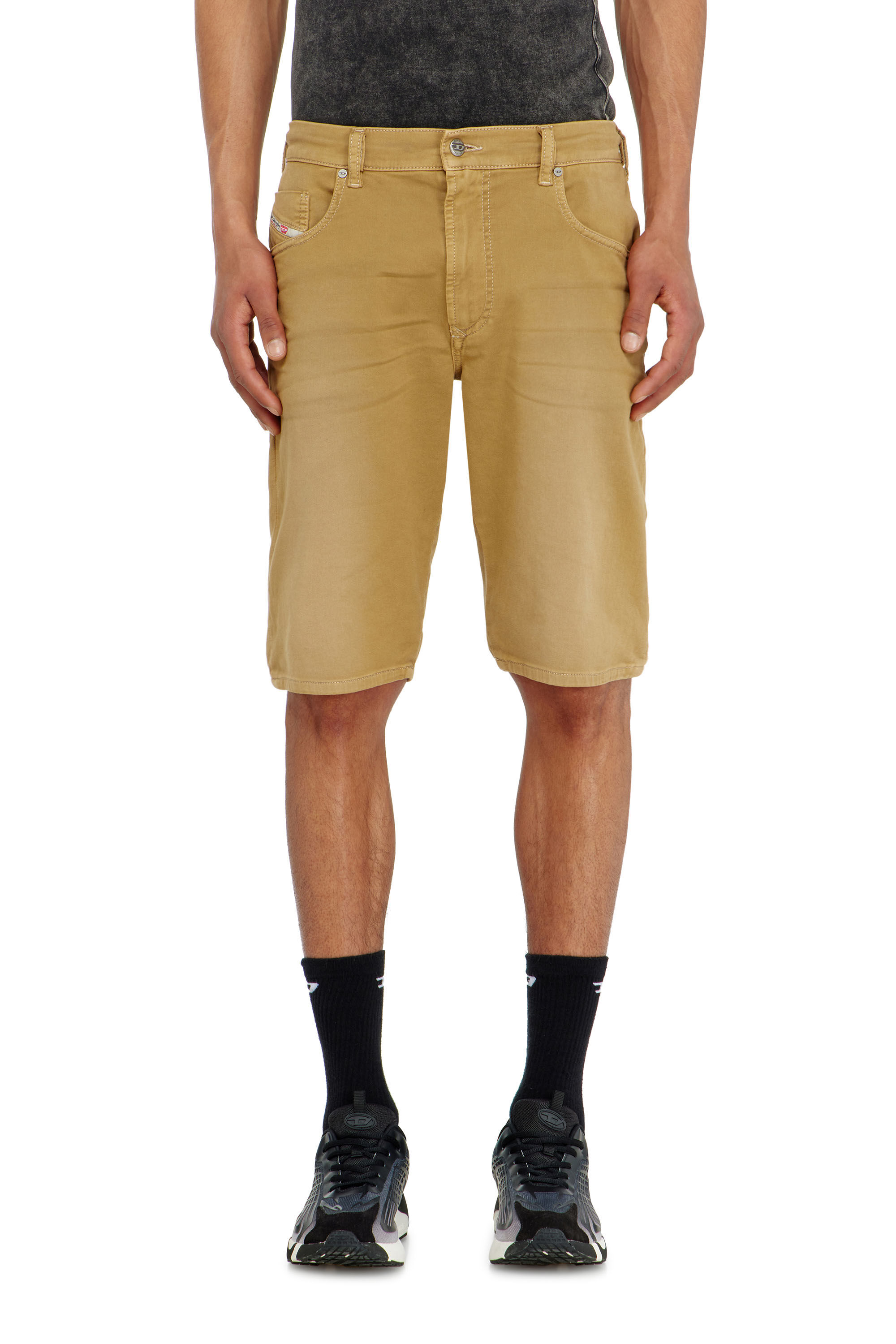 Diesel - 2033 D-KROOLEY-SHORT-BW JOGG, Slim shorts en denim de color Hombre in ToBeDefined - 3