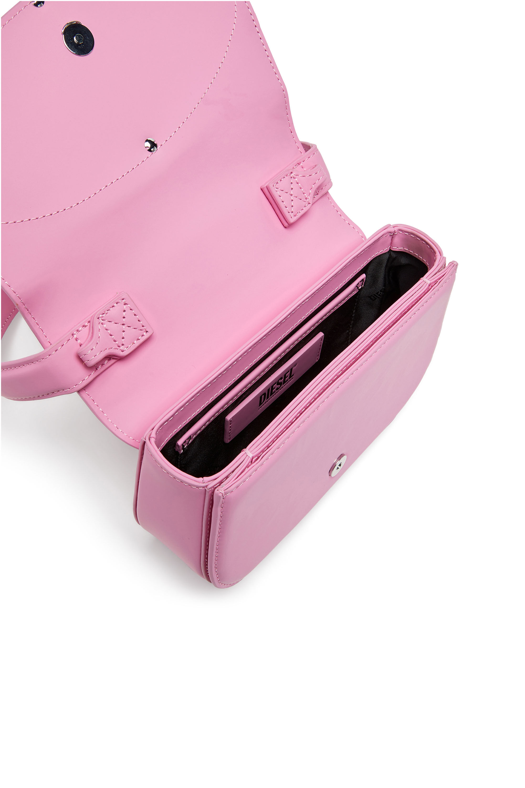 Diesel - 1DR, 1DR-Sac à bandoulière iconique en cuir mat Femme in Rose - 2