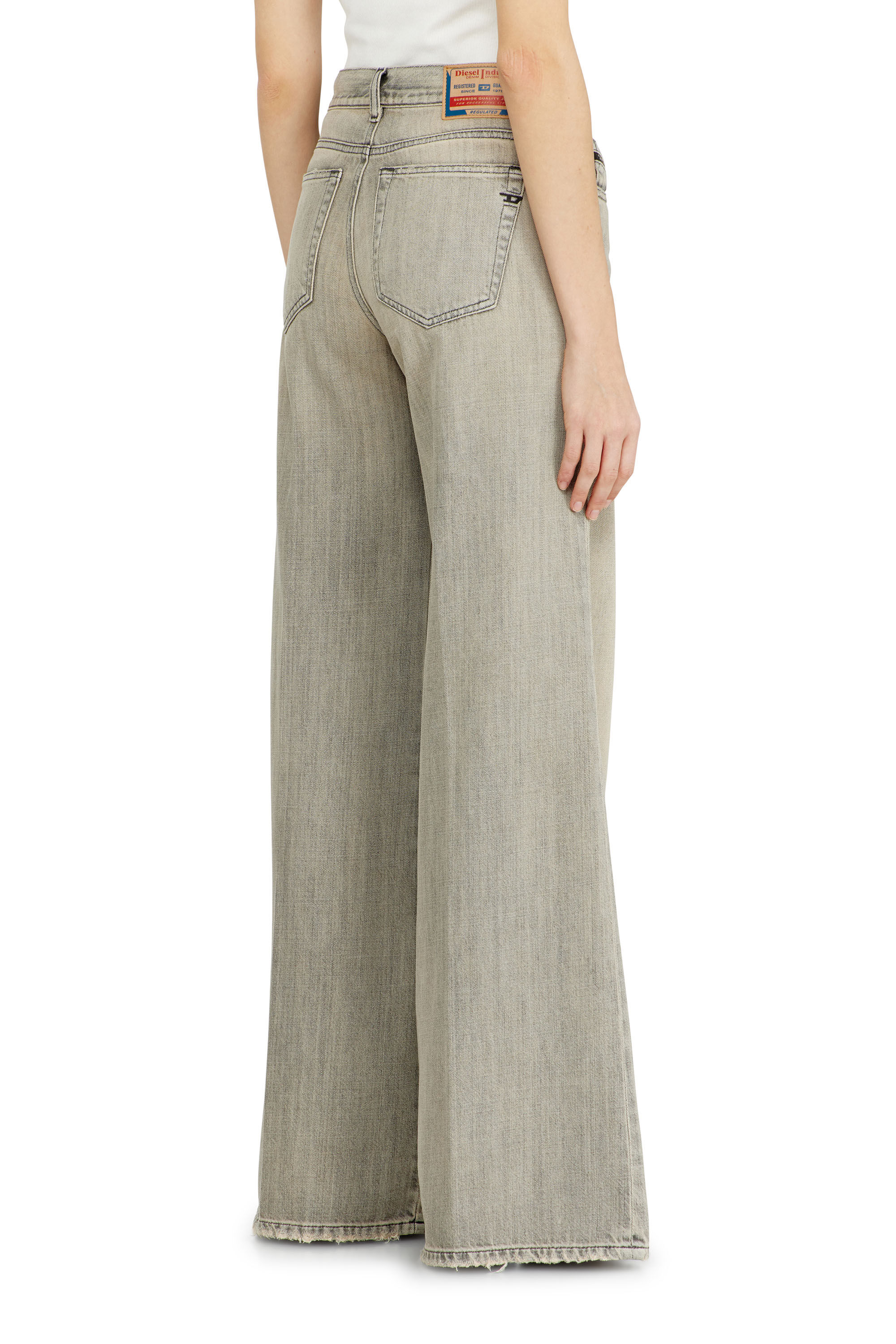 Women's Flare Jeans | Grey | Diesel 1978 D-Akemi