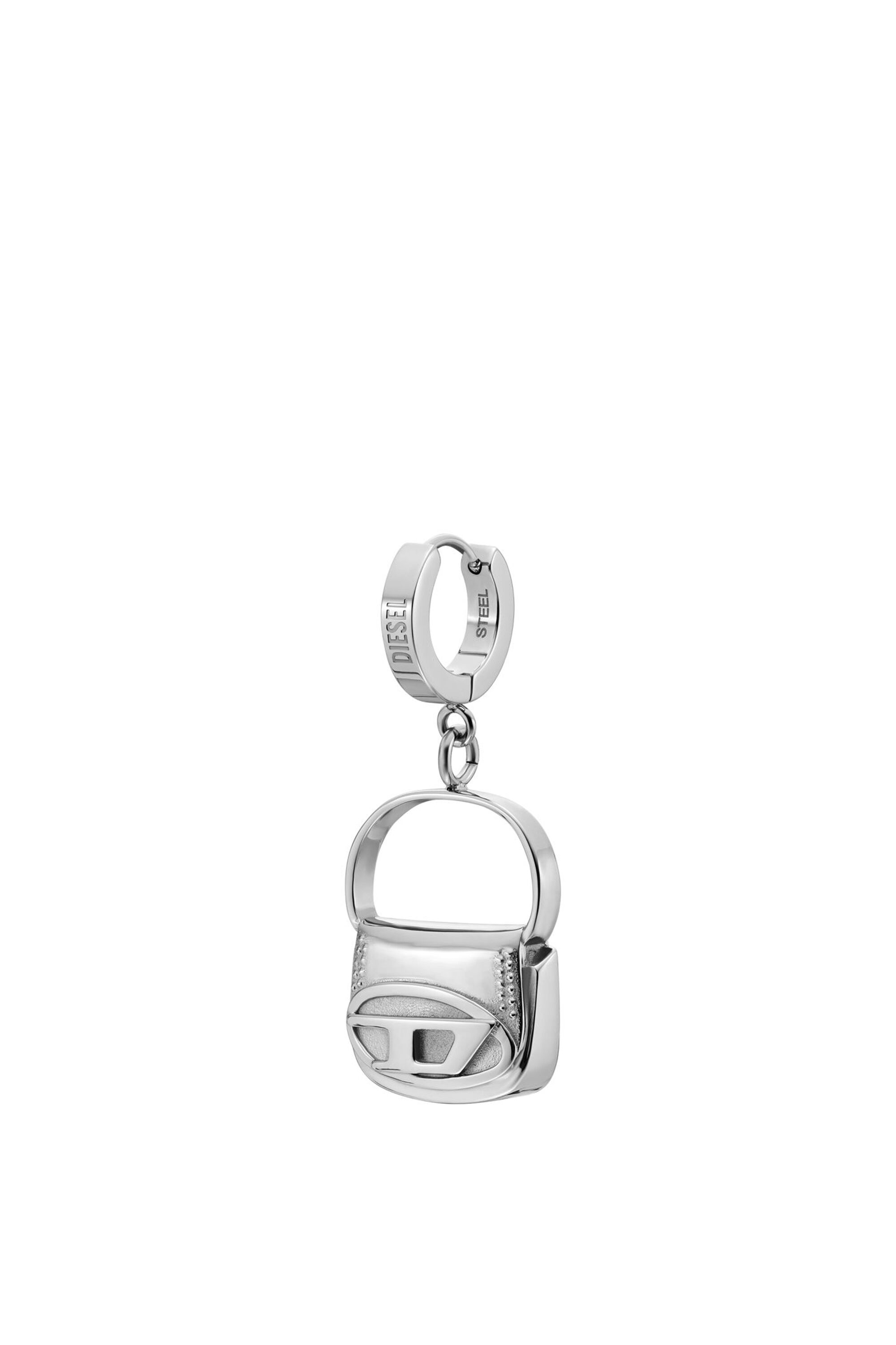 Diesel - DX1527 JEWEL, Boucle d'oreille pendante en acier inoxydable Mixte in Gris argenté - 1