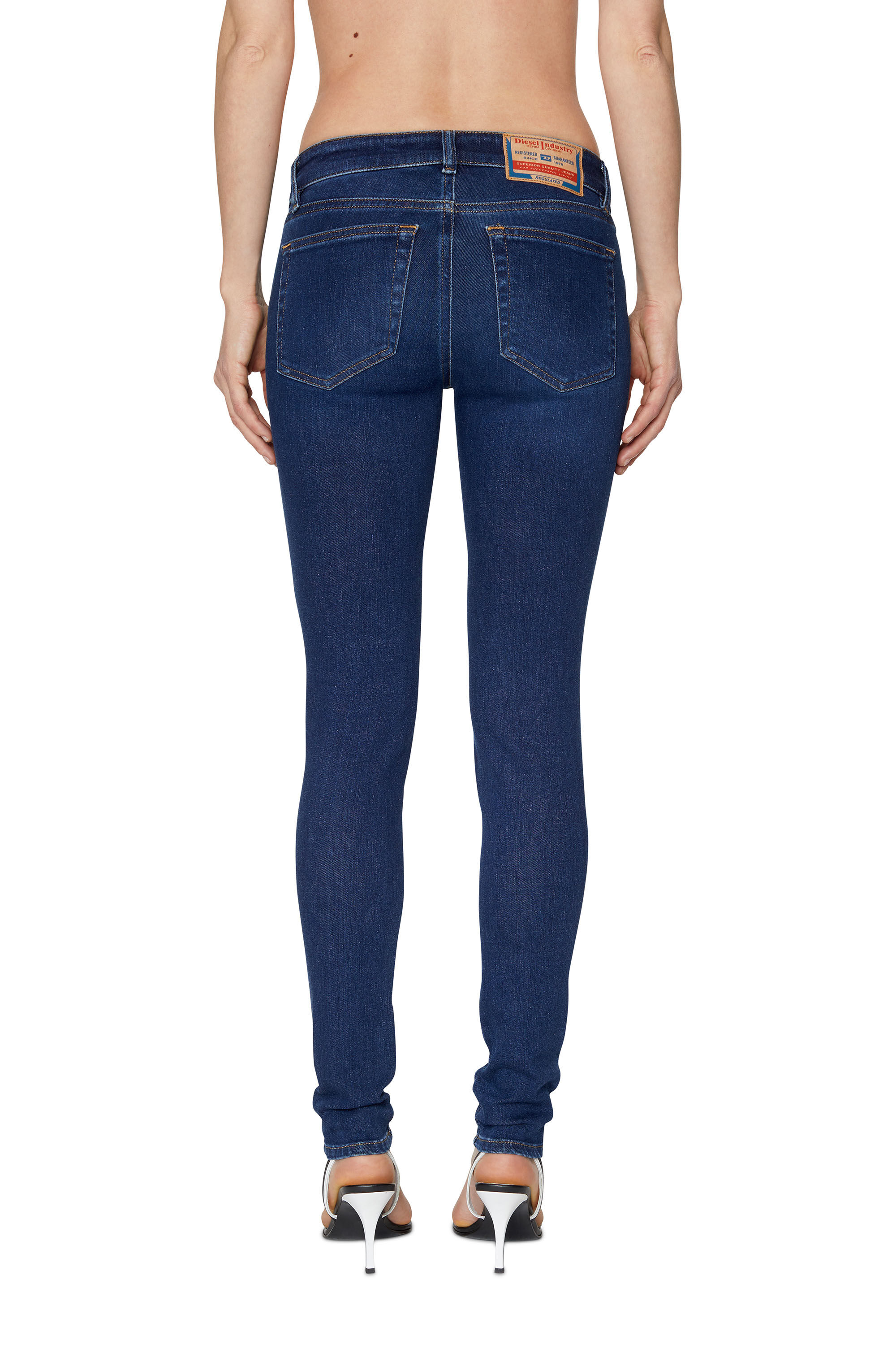 Diesel - Female's Super skinny Jeans 2018 Slandy-Low 09C19, Dark Blue - 5