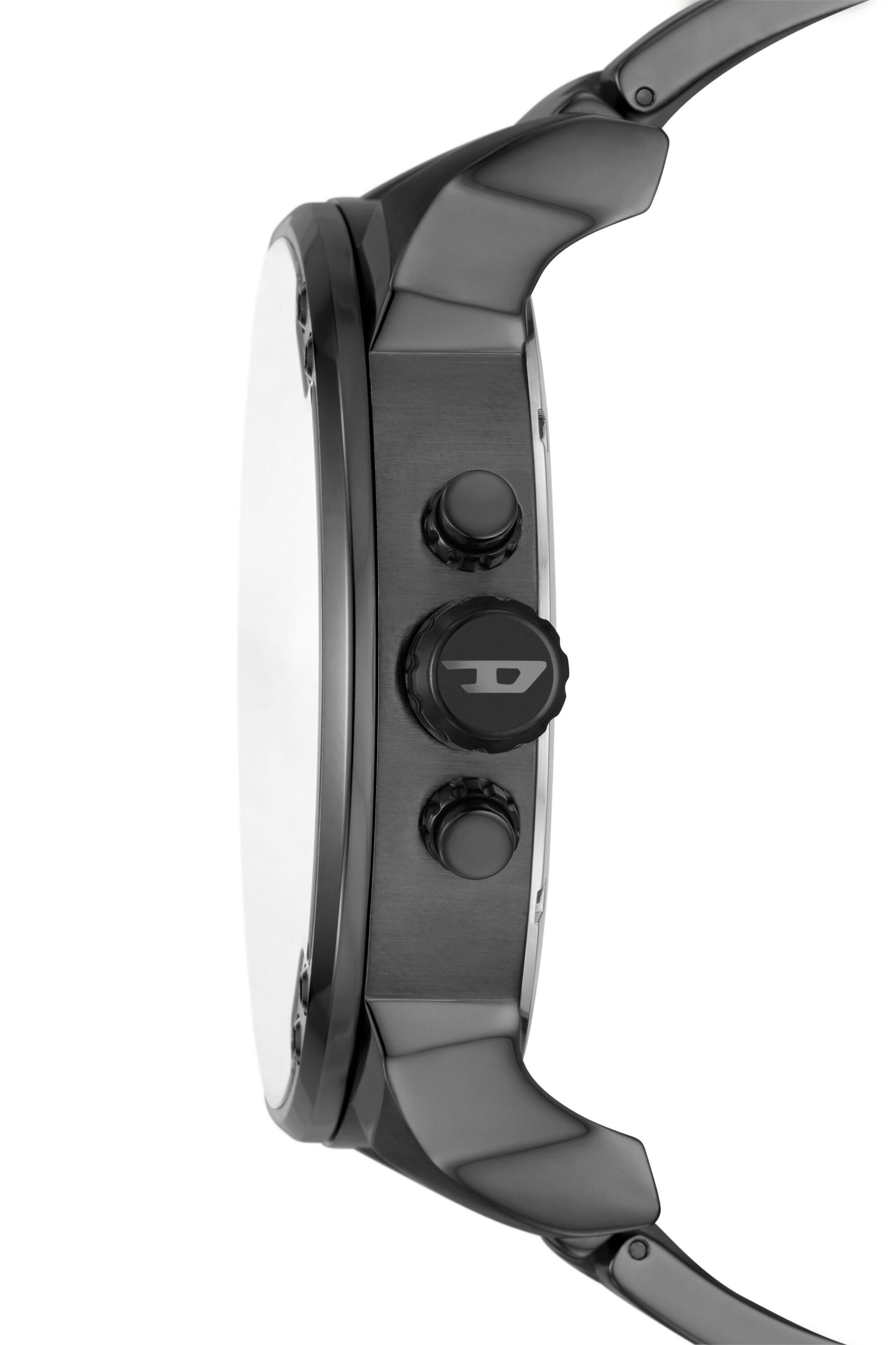 Men's Mr. Daddy Gunmetal Stainless Steel Watch | Black | Diesel US