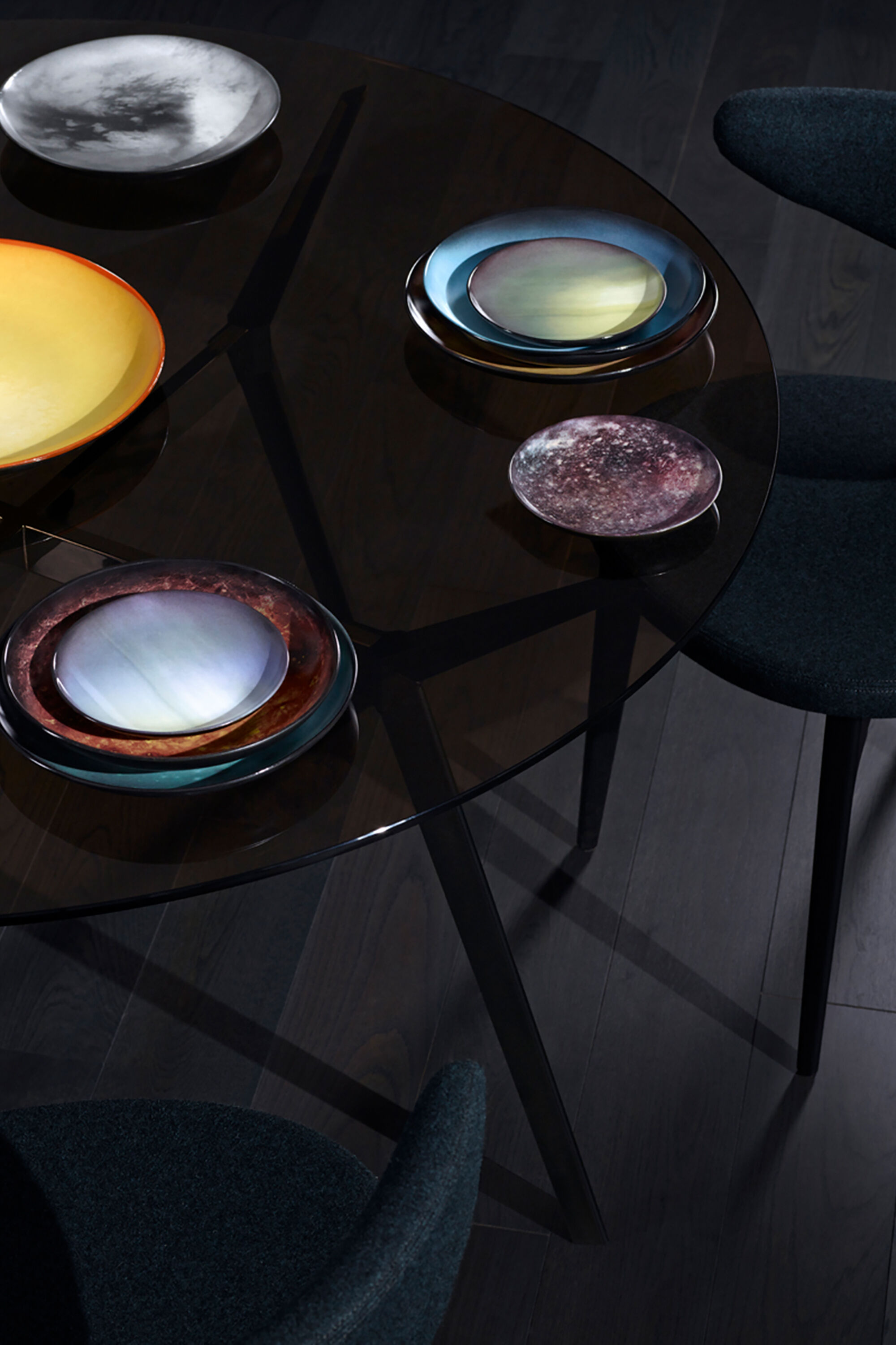 10820 COSMIC DINER: Porcelain dinner plate 