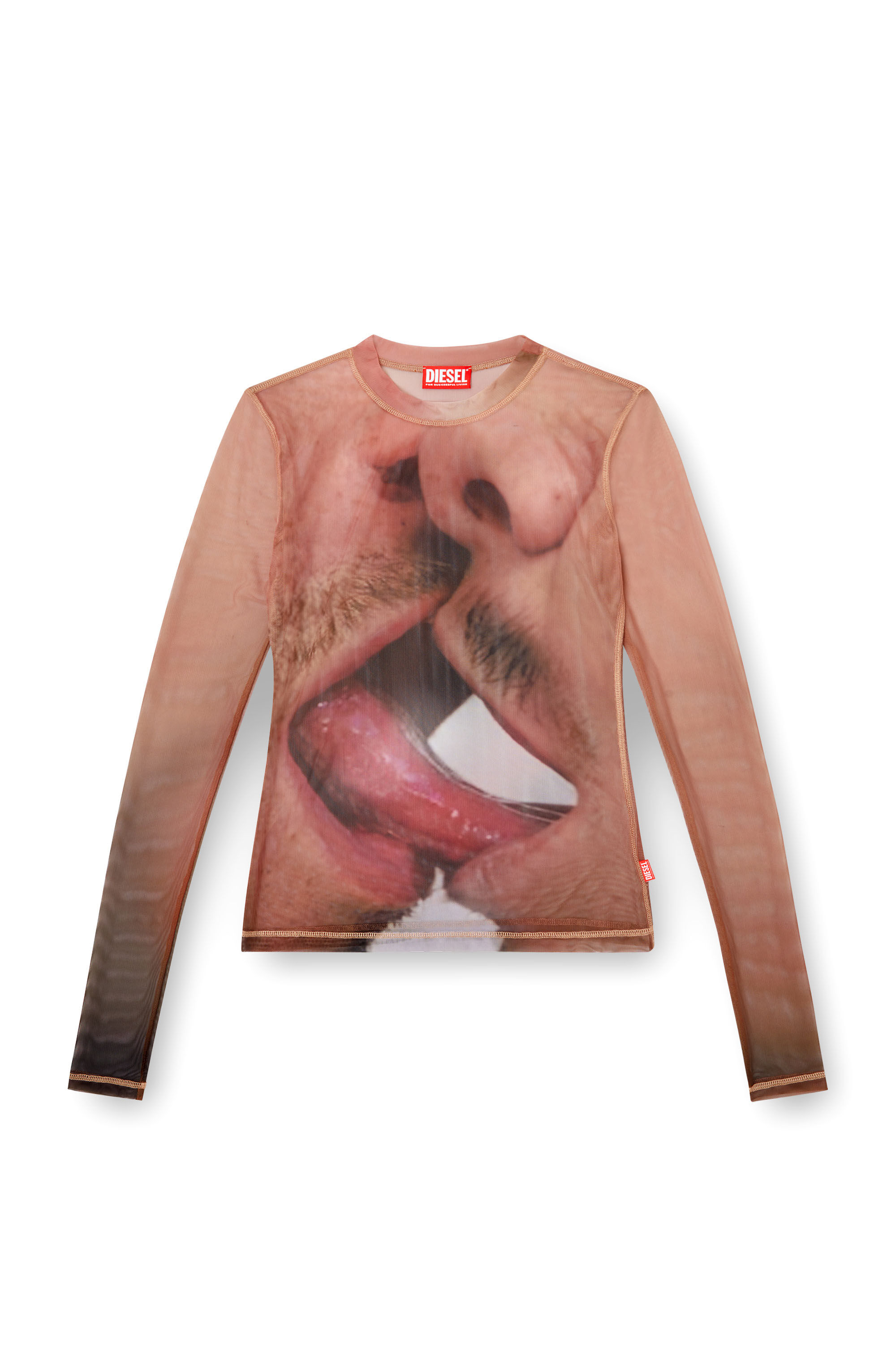 トップス ANCELLM 25SS MARBLING MESH LS T-SHIRT ANCELLM - MARBLING MESH LS T-SHIRT | COELACANTH アンセルム