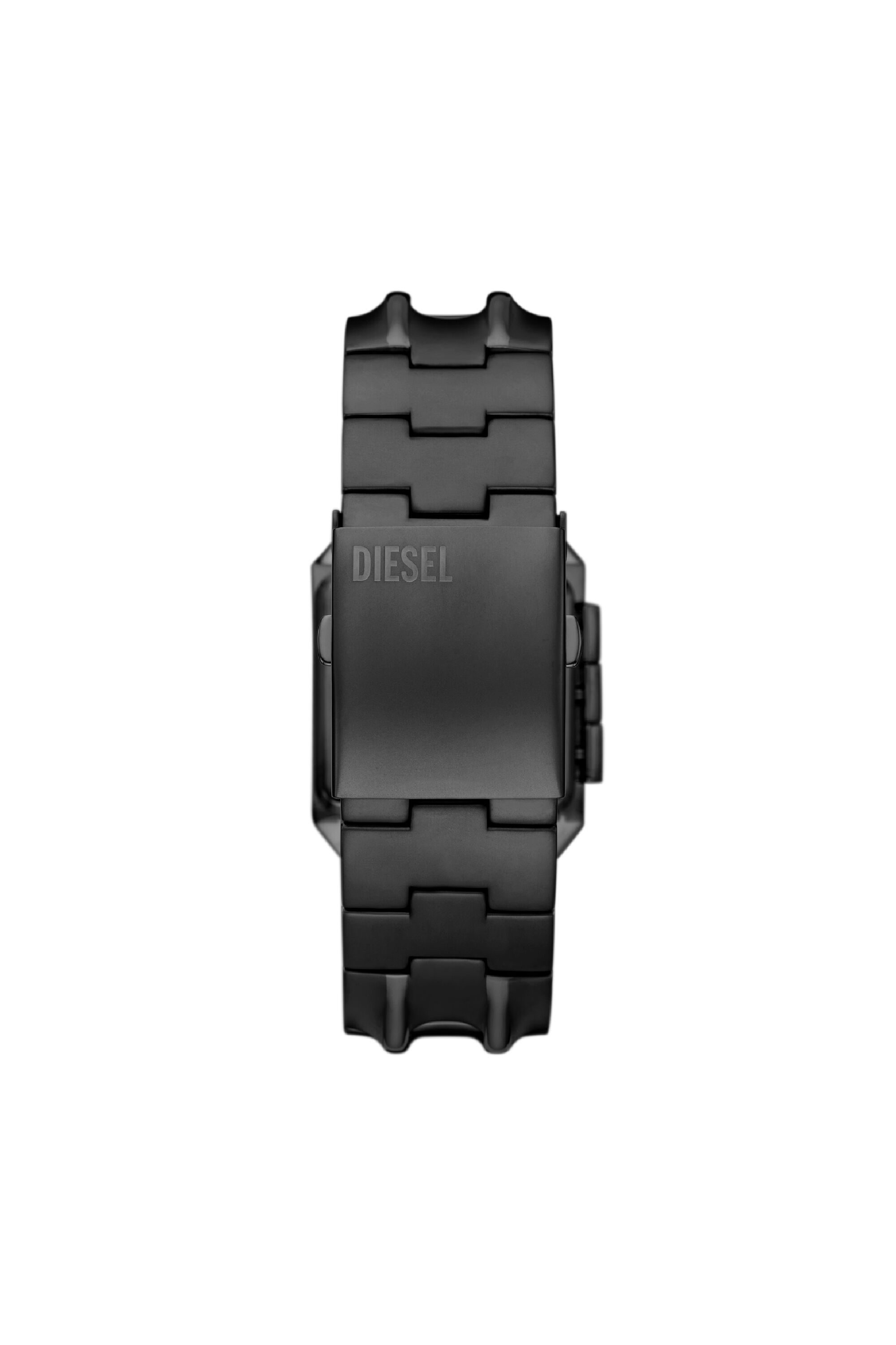Diesel - DZ2156, Montre Croco Digital en acier inoxydable Homme in Noir - 2