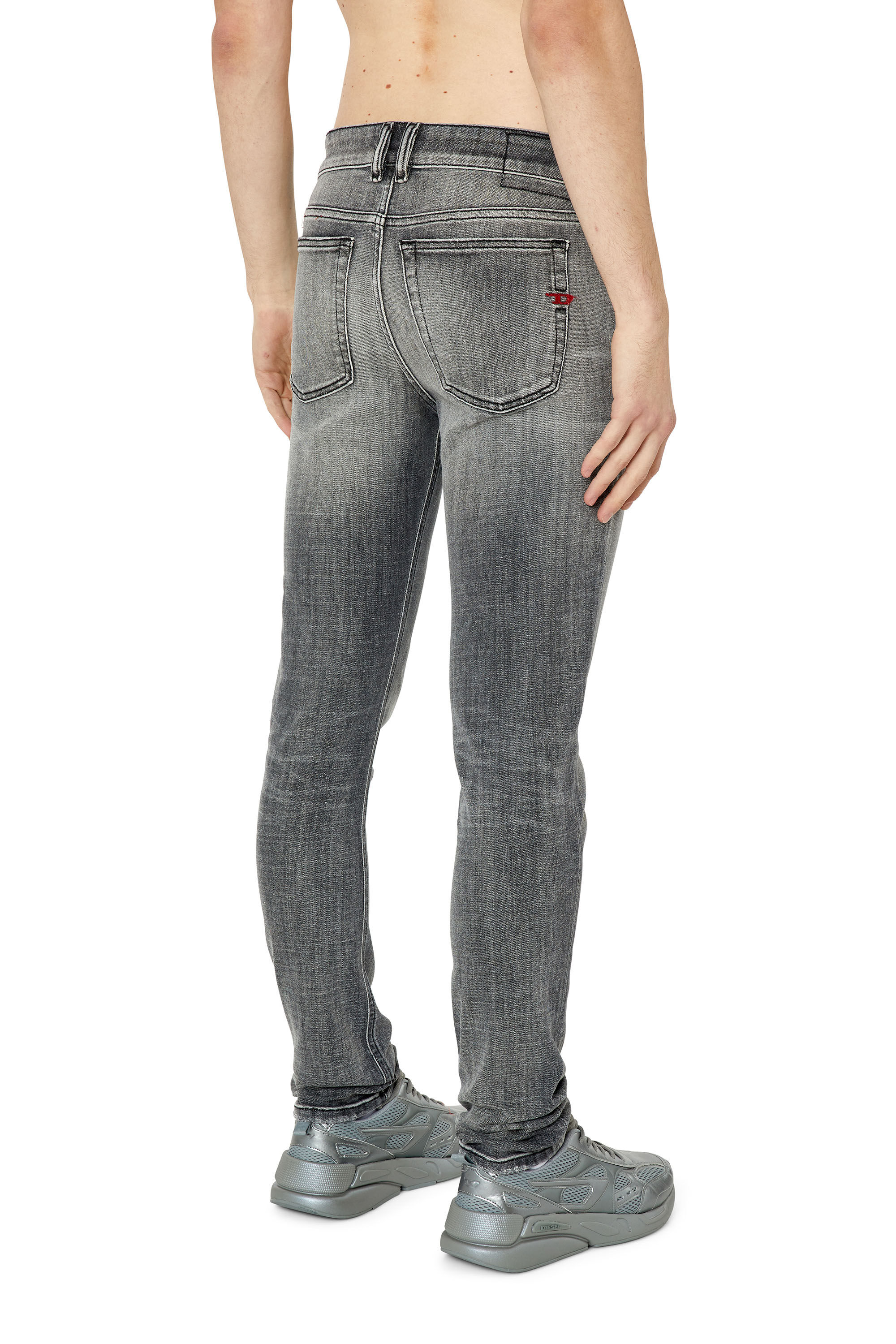 Diesel - Male's Skinny Jeans 1979 Sleenker 09E71, Black/Dark Grey - 4