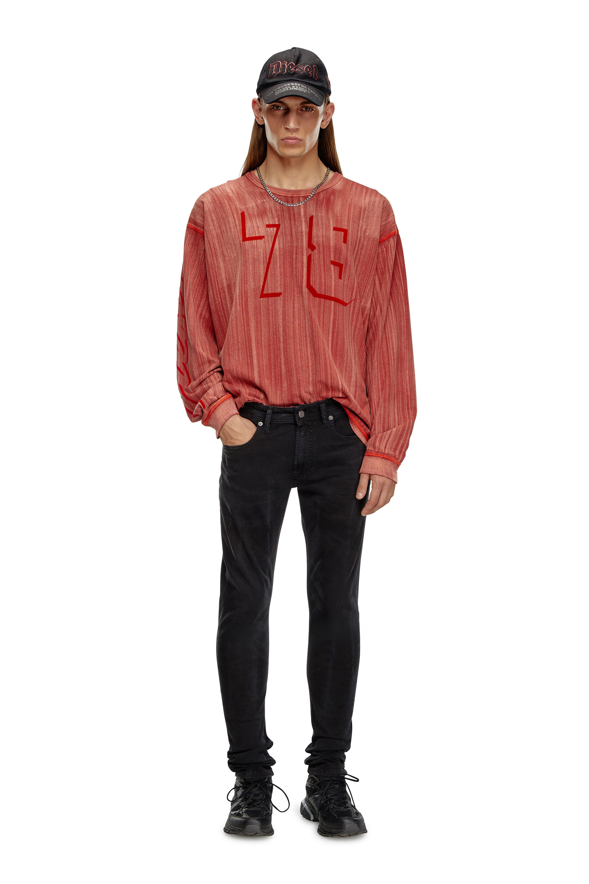Diesel - Skinny Jeans 1979 Sleenker 0ENAK Hombre, Negro - 1
