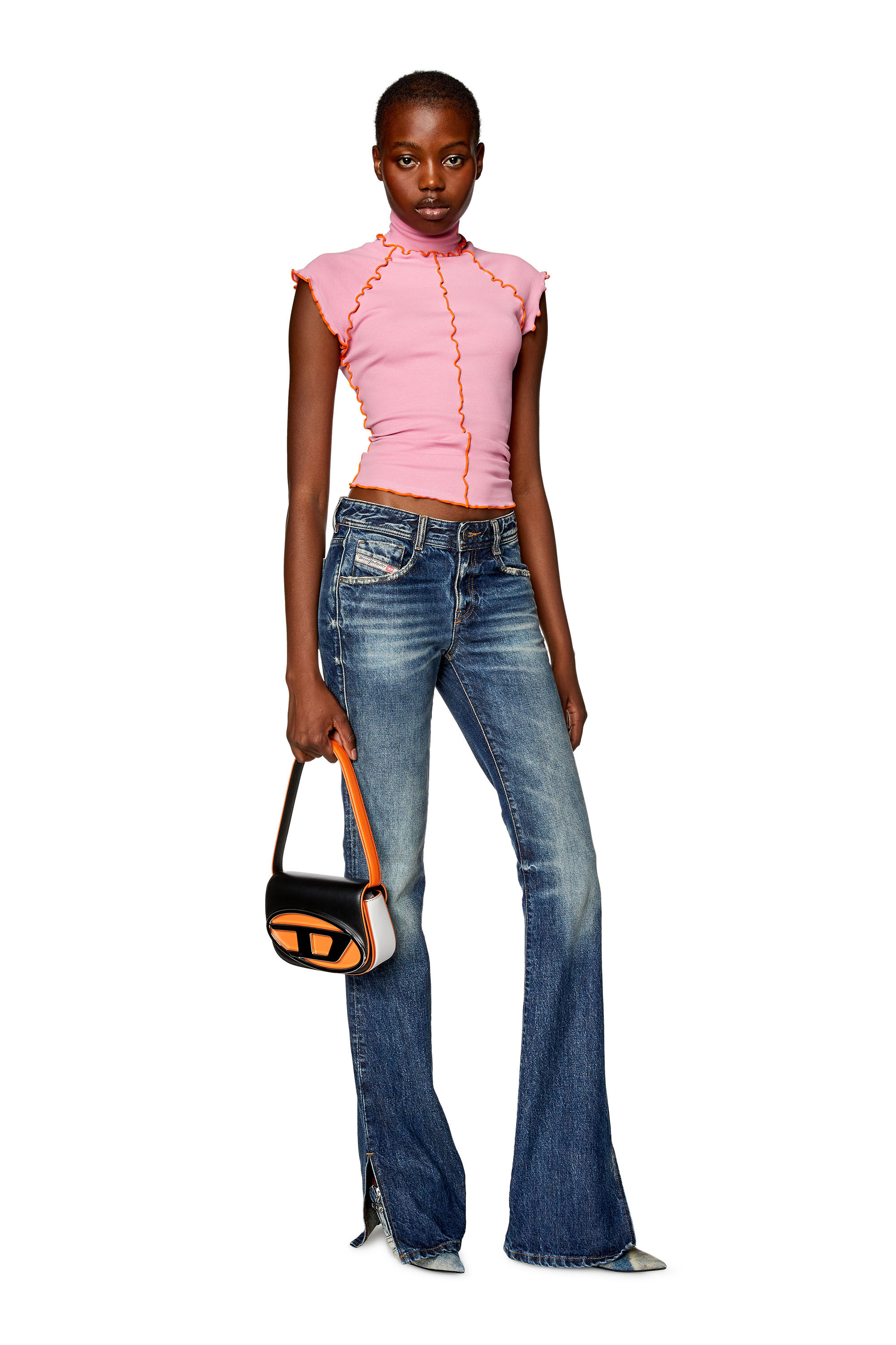 Diesel - 1DR, 1DR - Sac iconique à bandoulière en cuir nappa Femme in Polychrome - 6