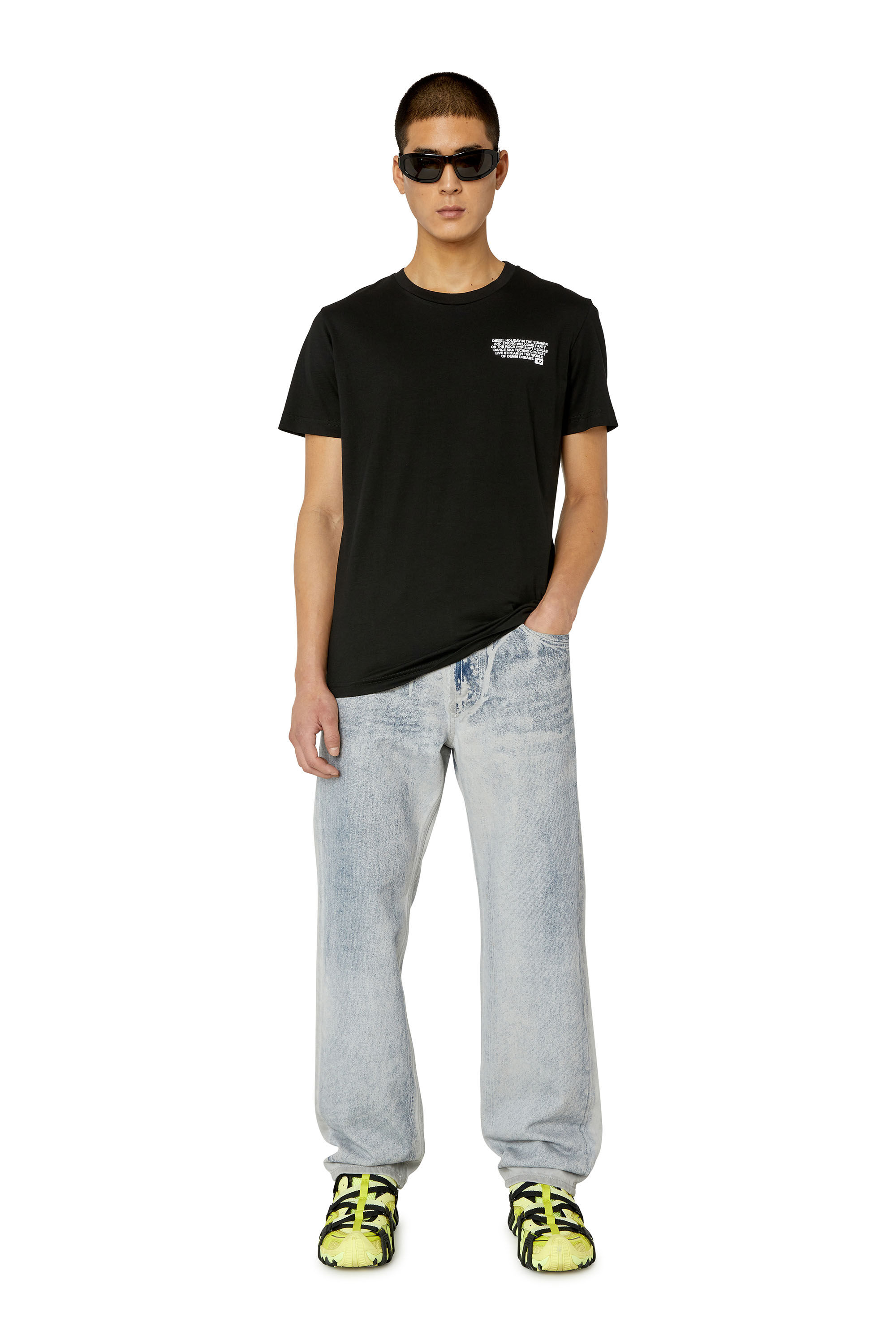 T-DIEGOR-K57 Man: T-shirt with Diesel Holiday logo print | Diesel