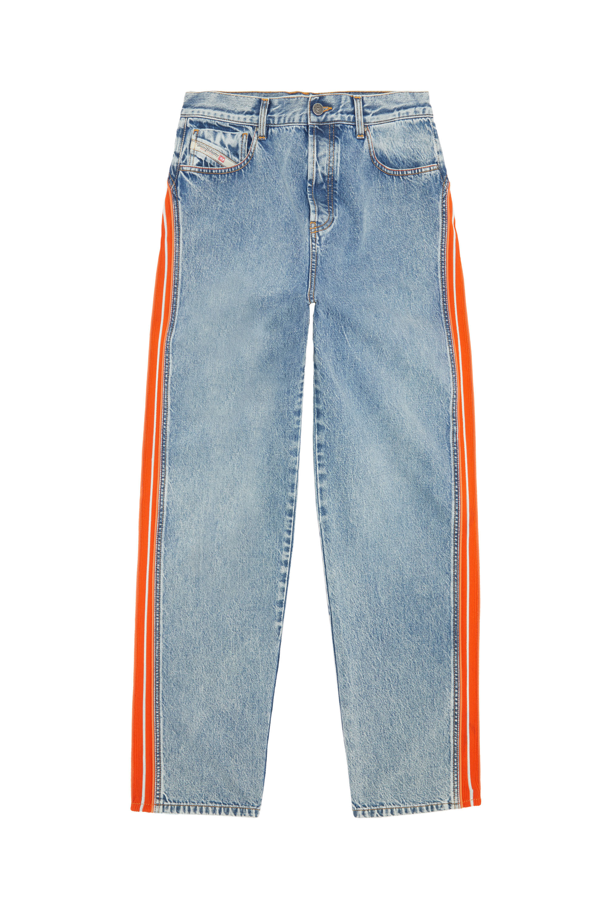 D-Vulkos 0EMAH Man: Straight Medium blue Jeans | Diesel
