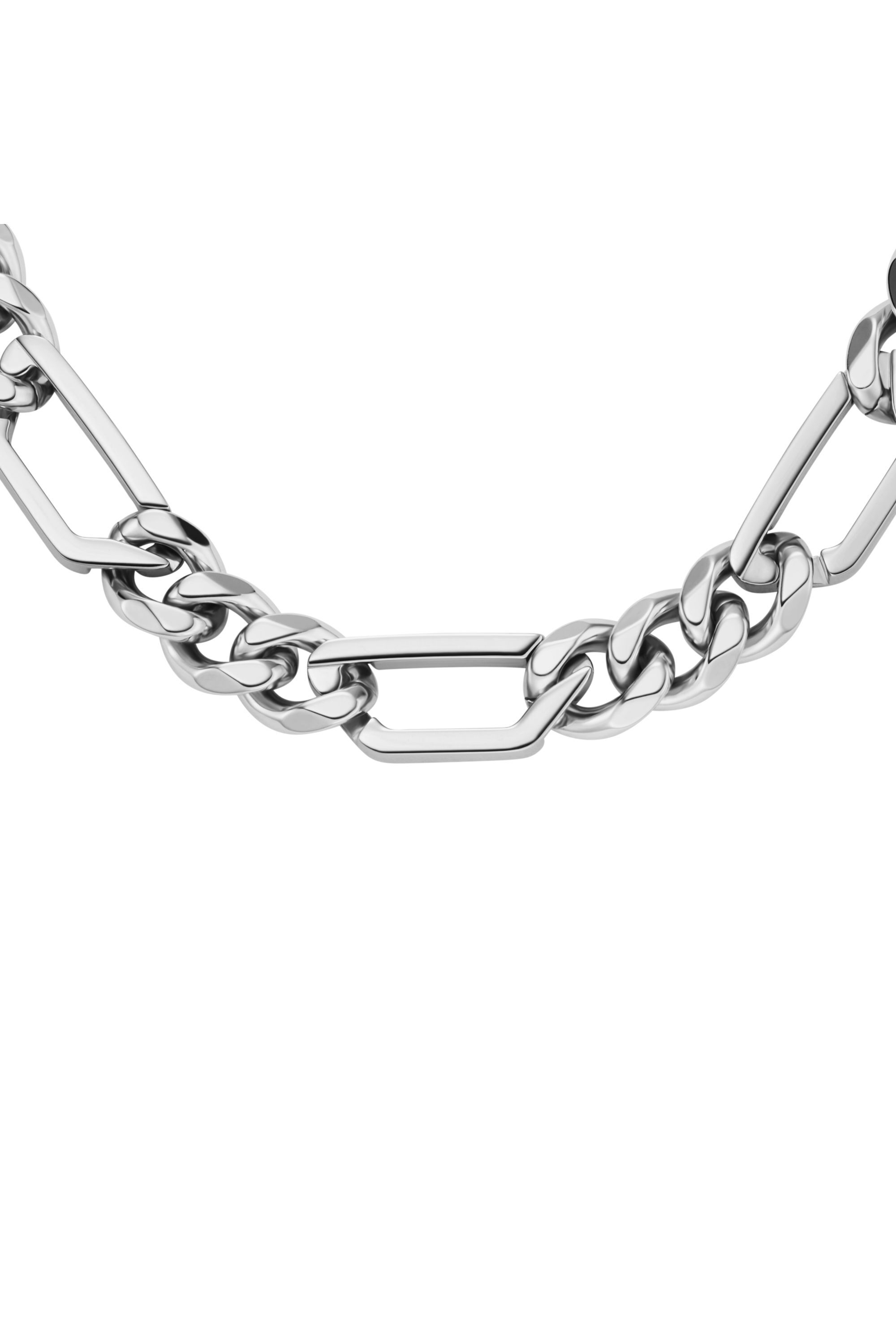 Women's Stainless steel chain necklace | Silver | Diesel