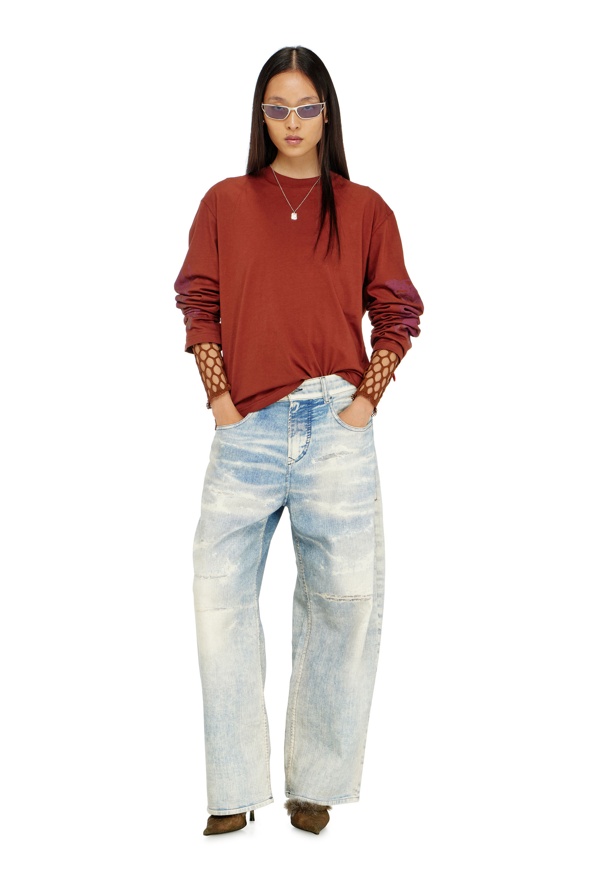 Women's Relaxed Jeans | Regular Waist 2097 D-Enim-M Joggjeans