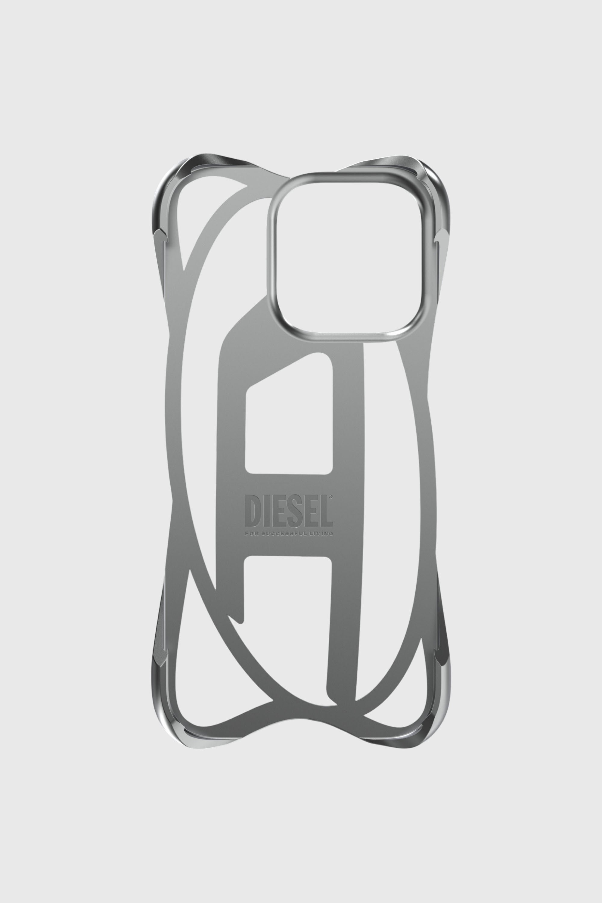 Women's Oval D Frame Case for iP 16 Pro | Grey | Diesel {{Country}}