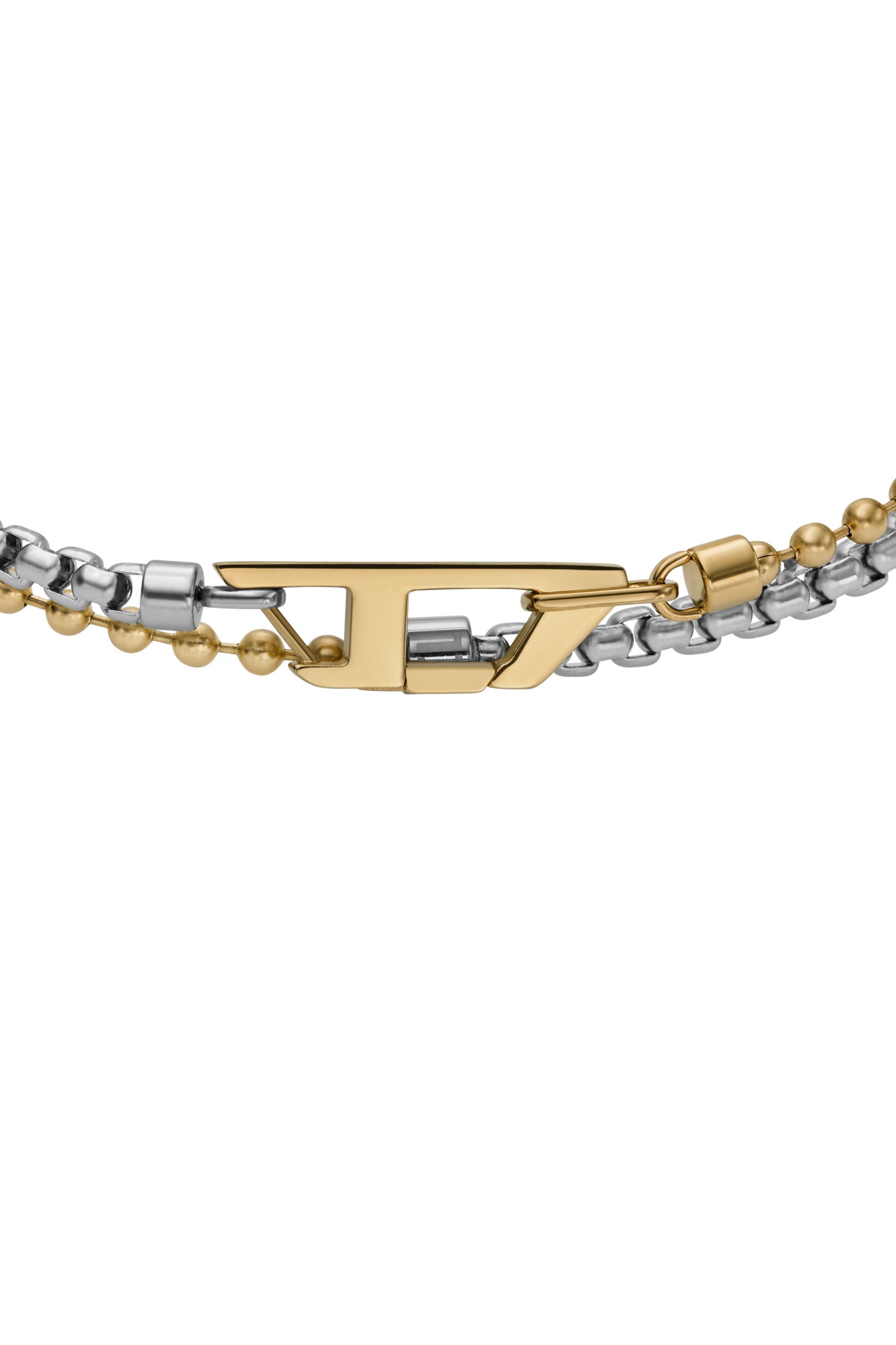 Women's Two-Tone Stainless Steel Chain Bracelet | Silver | Diesel