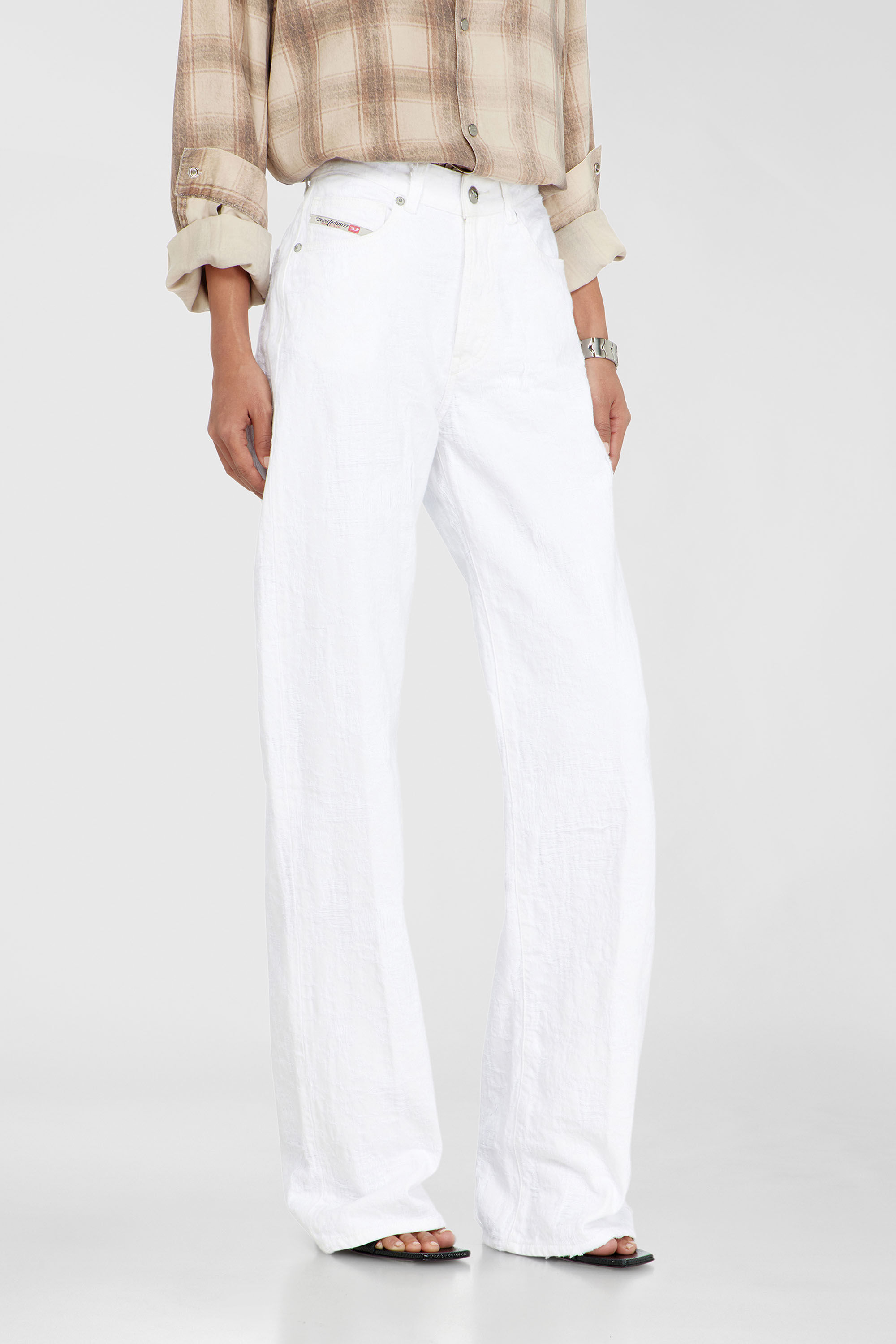 Diesel - Regular Jeans 1971 D-Sent 007EX Femme, Blanc - Image 7