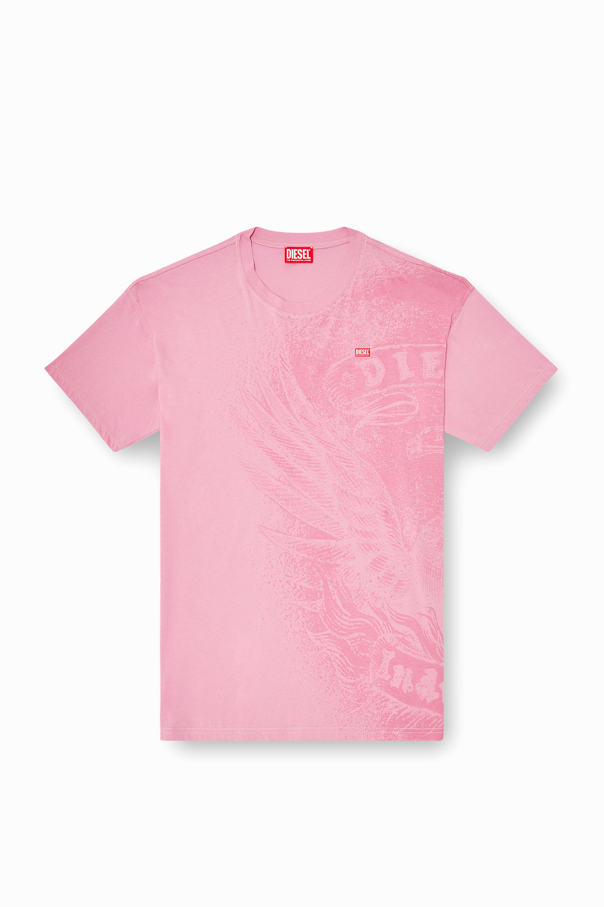 Diesel - T-BOXT-AA3, Male's Relaxed T-shirt with pigment prints in null - 2