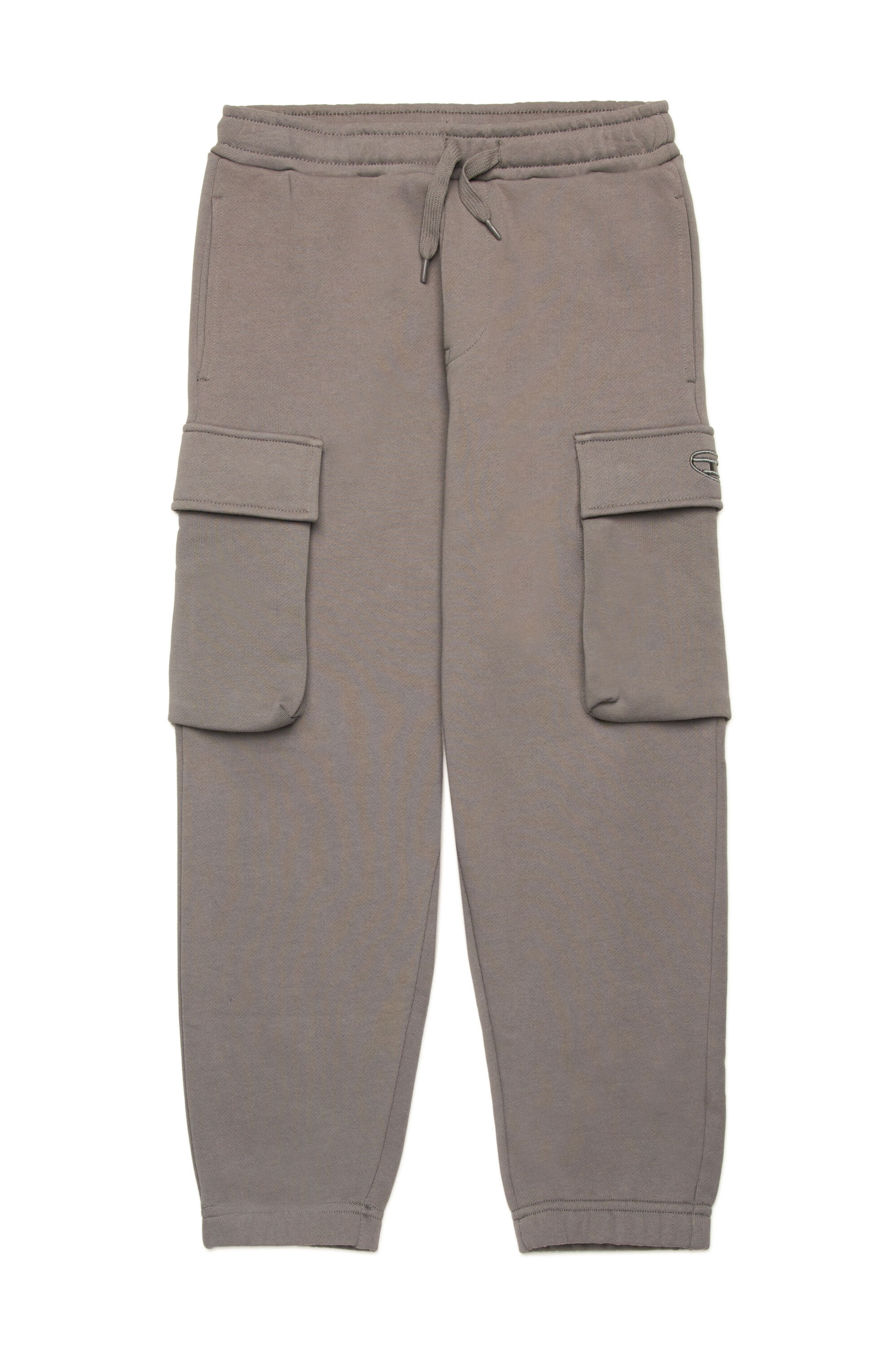 Diesel - PLEKOX, Male's Cargo sweatpants with Oval D embroidery in Grey - 1