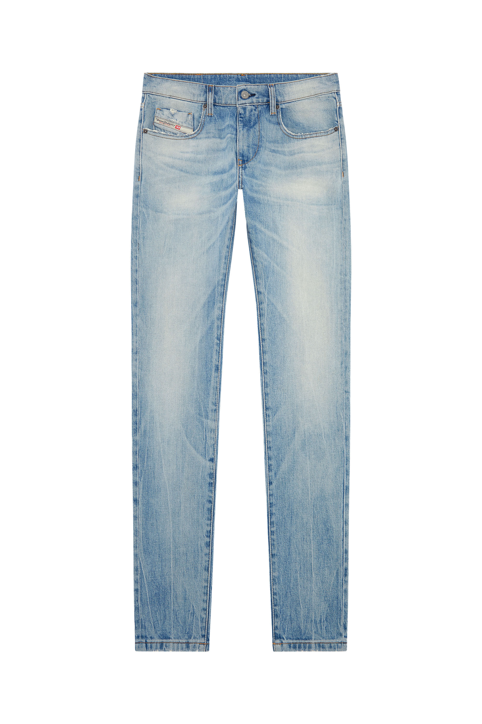 Diesel - Man's Slim Jeans 2019 D-Strukt 0DQAB, Light Blue - 2