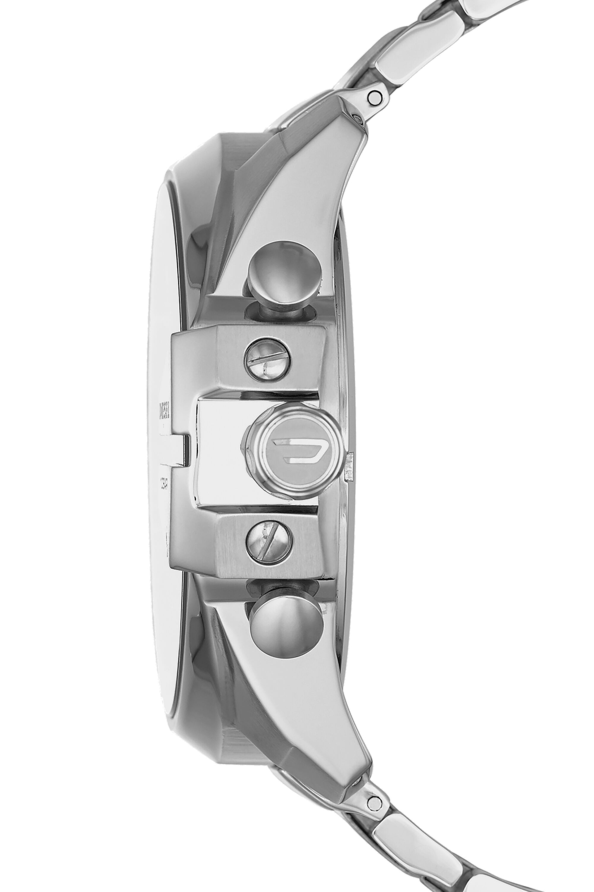 Diesel - DZ4308, Male's Mega Chief watch with orange and white details in Grey - 3
