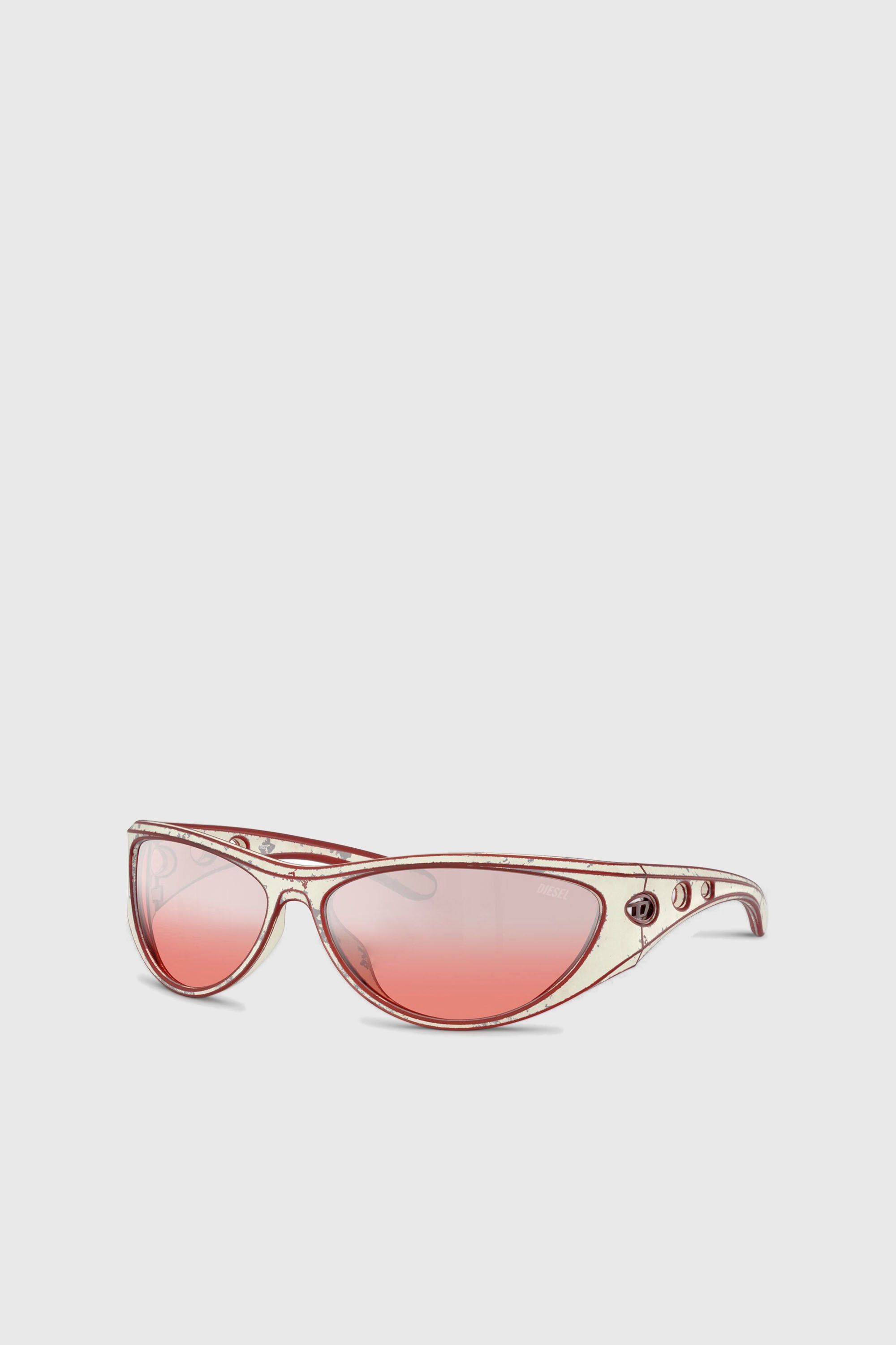 Diesel - 0DL3004U, Gafas de sol estilo cat-eye Unisex in Rojo - 5