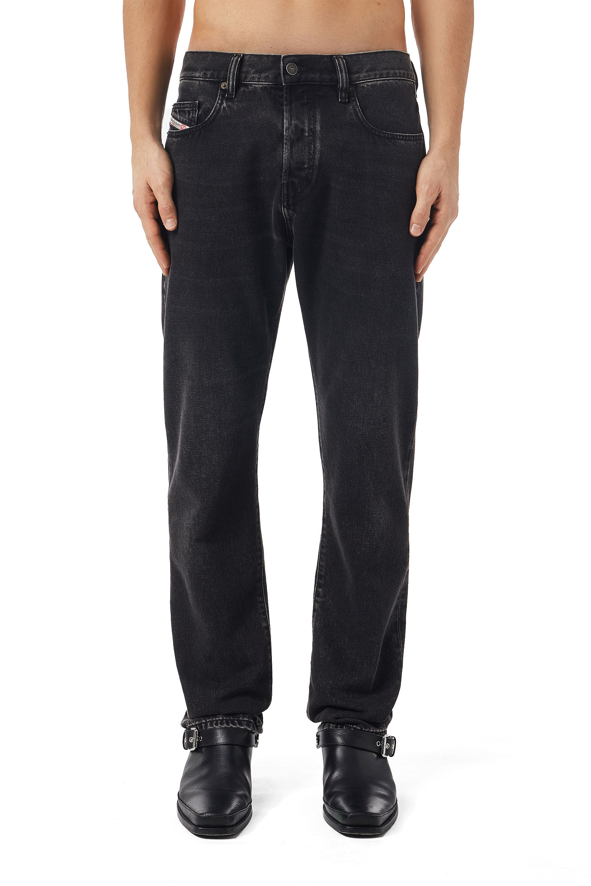 Diesel - Male's Straight Jeans 2020 D-Viker 09B88, Black/Dark Grey - 3