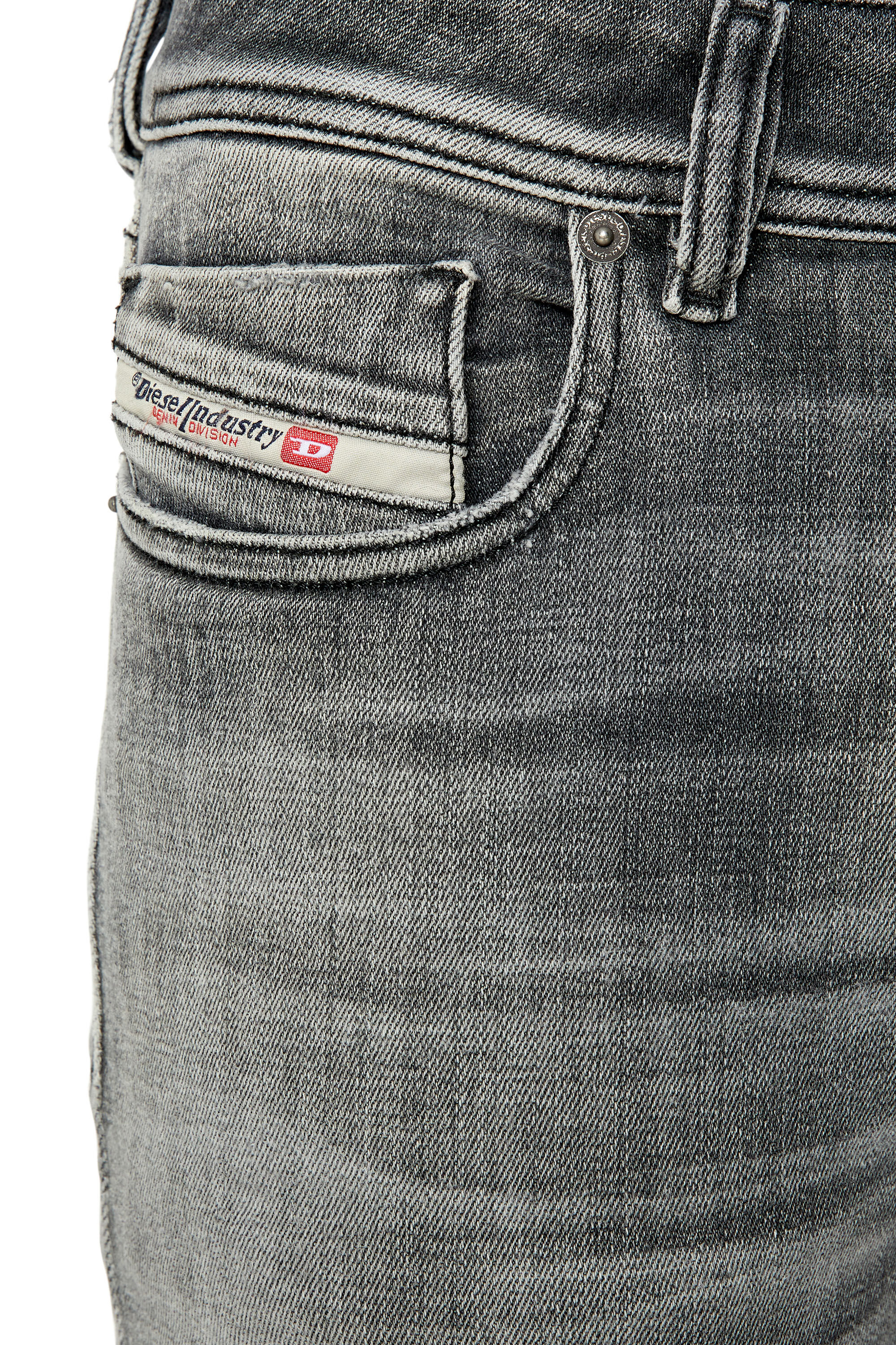 Diesel - Male's Skinny Jeans 1979 Sleenker 09E71, Black/Dark Grey - 5