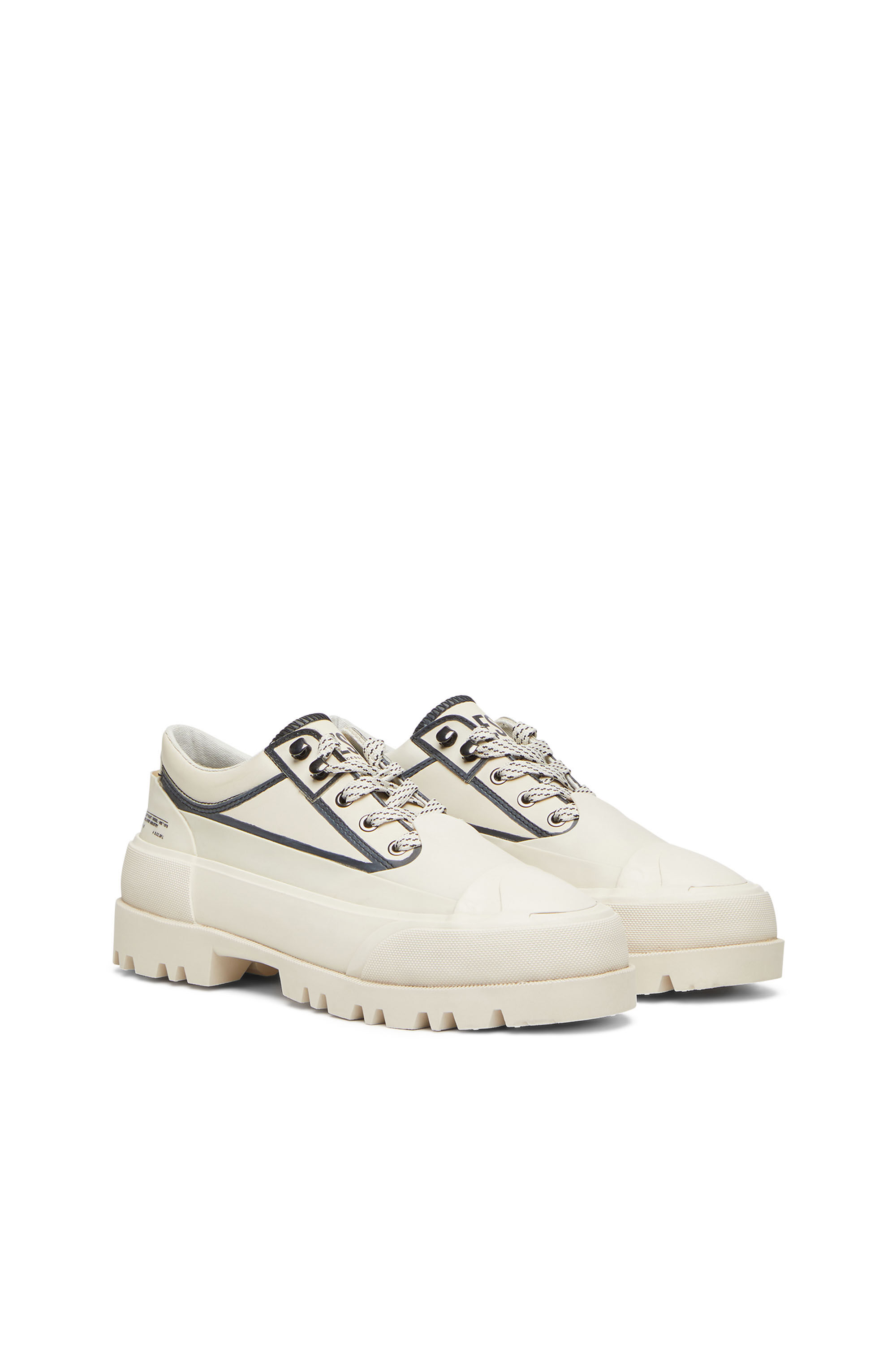 Diesel - D-HIKO SH X, D-Hiko SH X - Chaussure rangers en cuir et caoutchouc Homme in Polychrome - 2