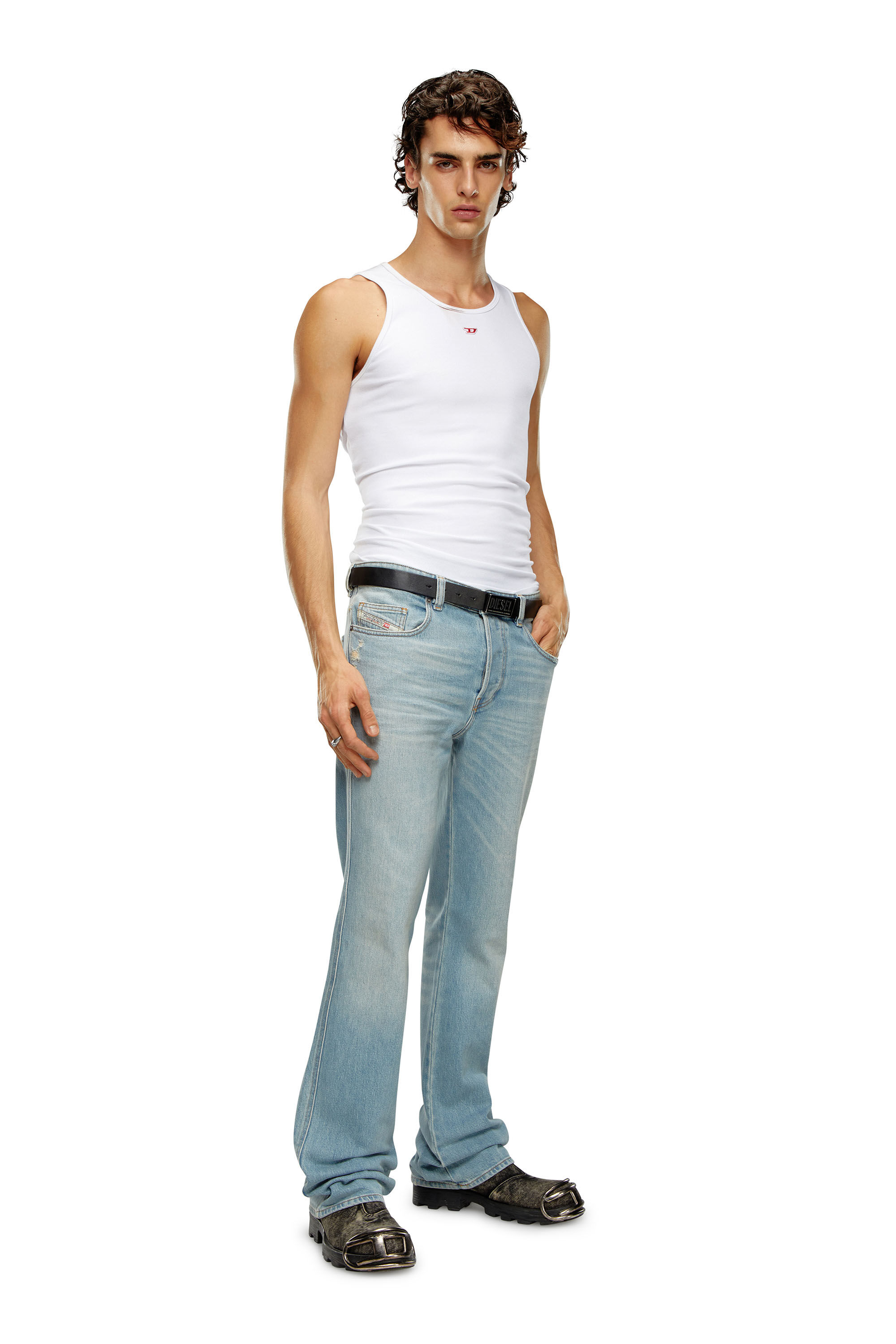 Diesel - Bootcut Jeans 1998 D-Buck 09H39 Homme, Bleu Clair - Image 1