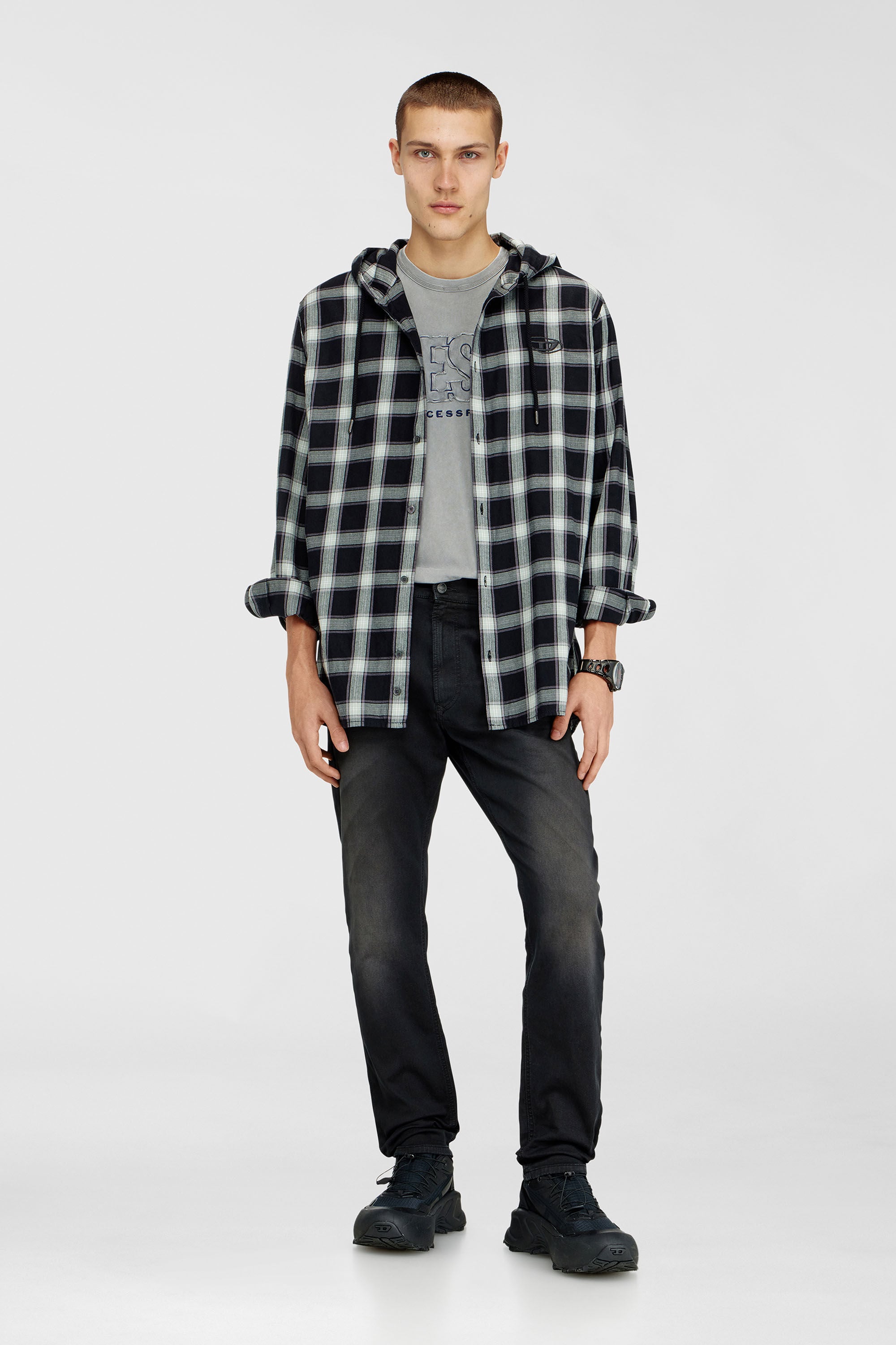 Men's Regular Jeans | Regular Waist 2032 D-Krooley-BW Joggjeans