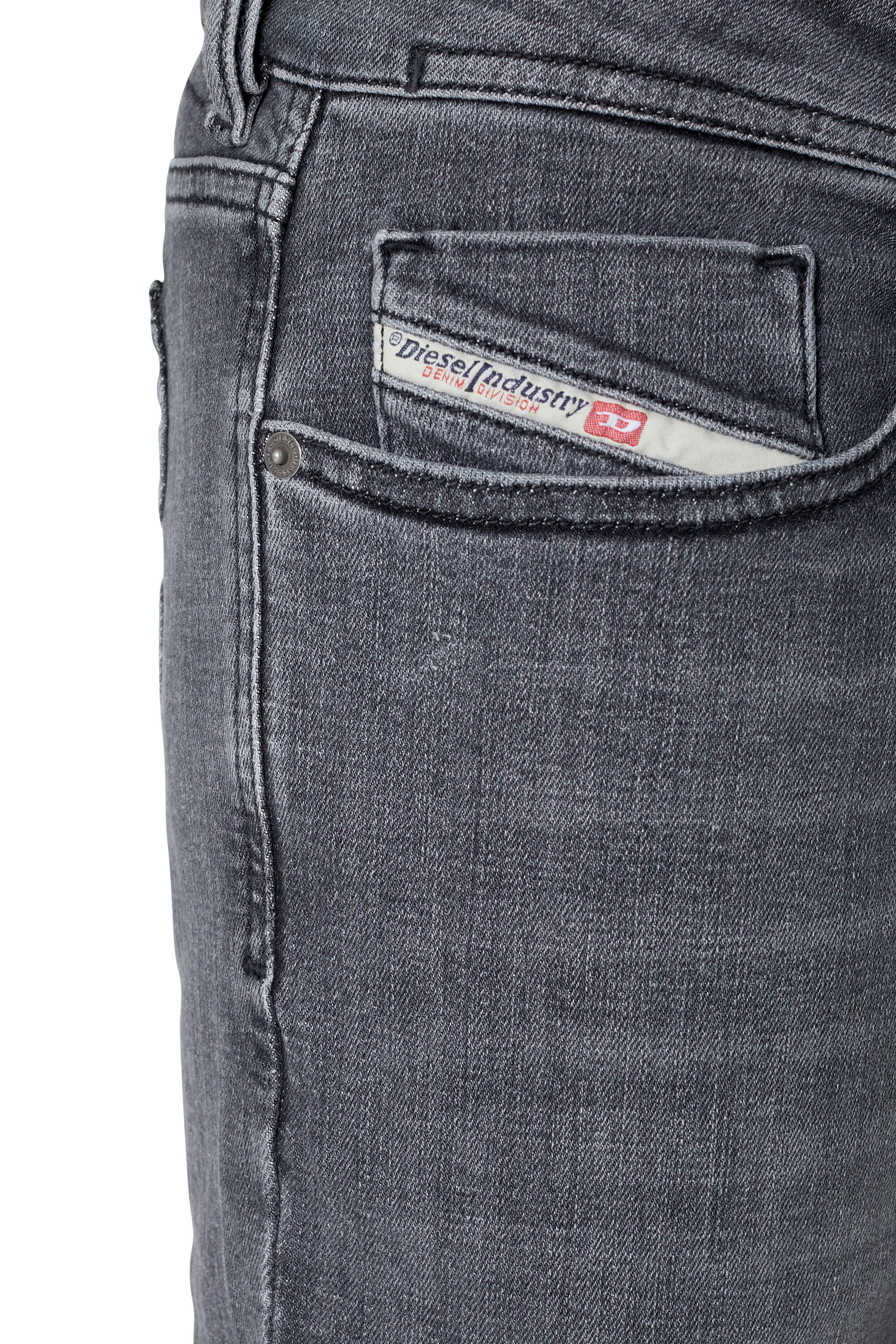 Diesel - Male's Skinny Jeans 1979 Sleenker 09B97, Black/Dark Grey - 6