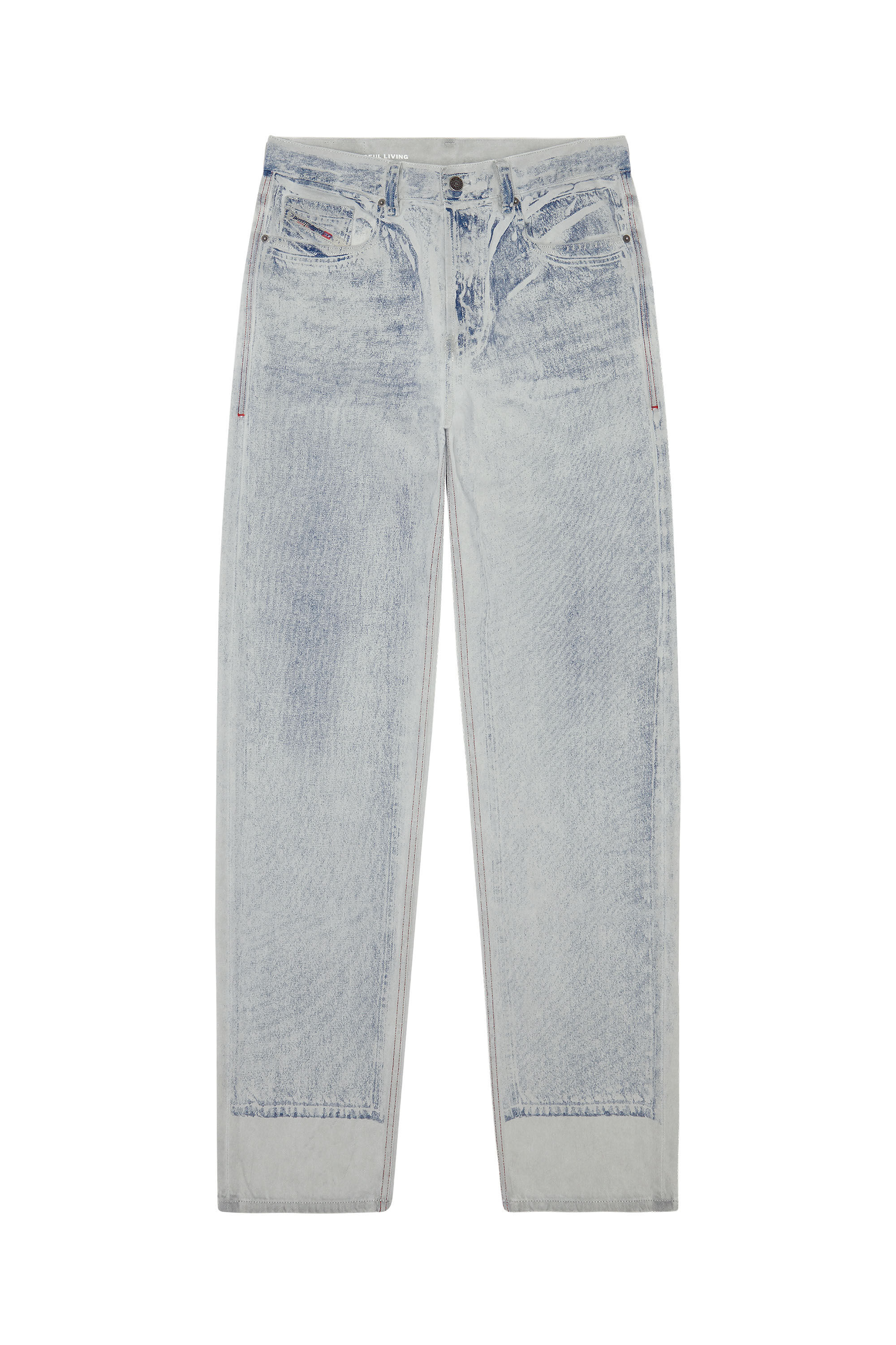 Diesel - Male's Straight Jeans 2010 D-Macs 09F23, Light Grey - 2