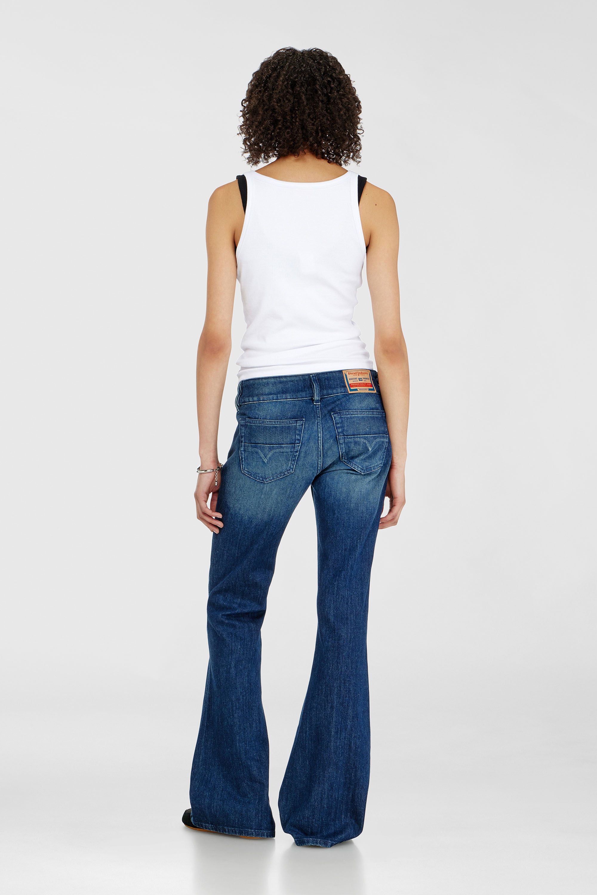 Women's Bootcut Jeans | Low Waist D-Hush | Dark Blue | Diesel US