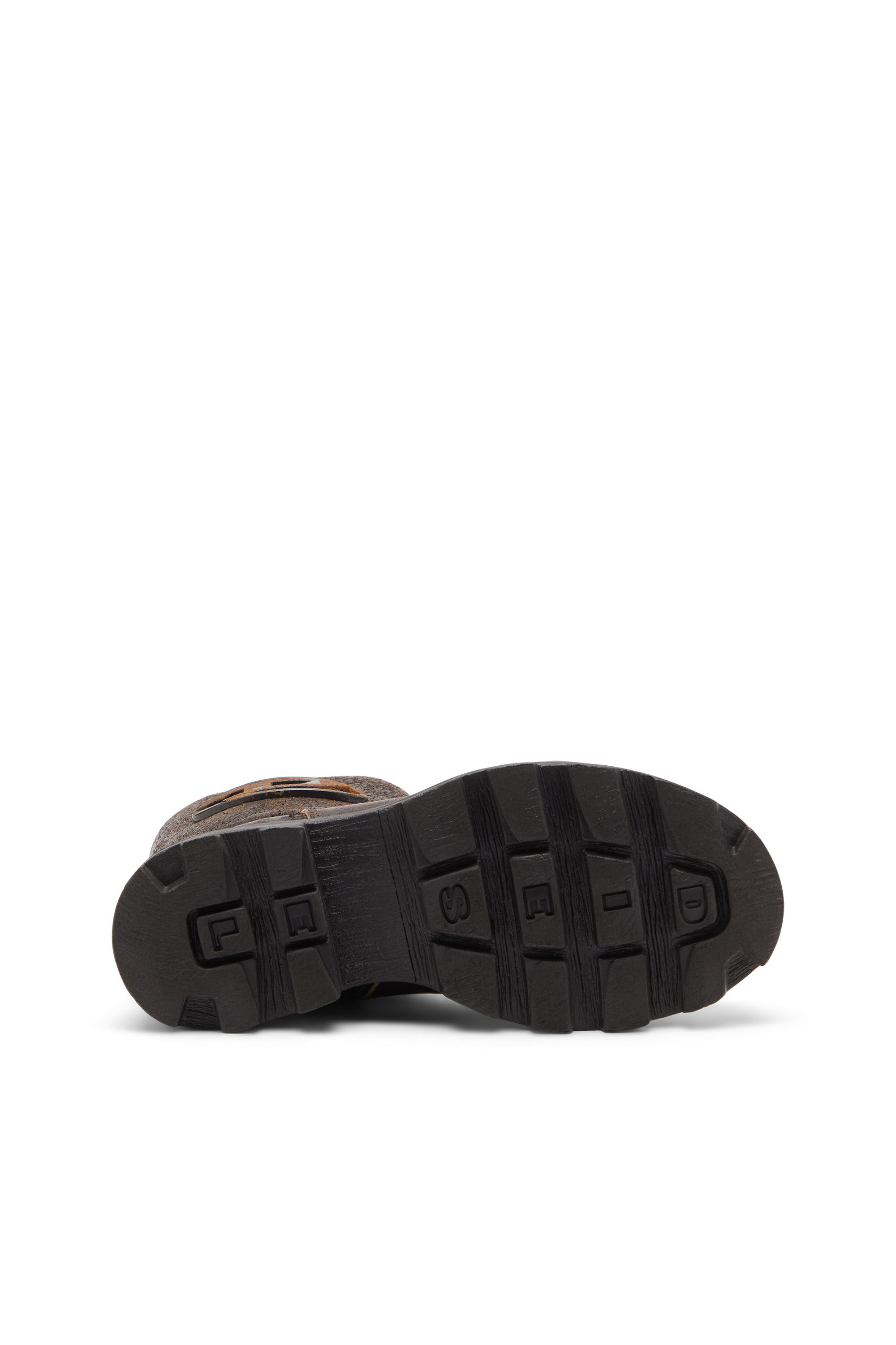 Diesel - D-HAMMER BKR D W, Female's D-Hammer-Biker boots in distressed crackled suede in Brown - 5