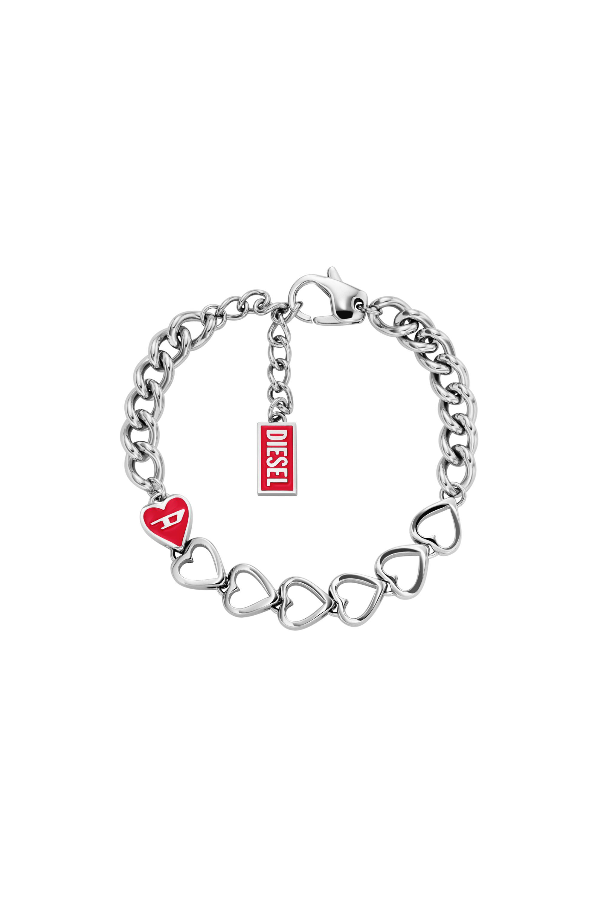 Women's Stainless Steel Chain Bracelet | Silver | Diesel