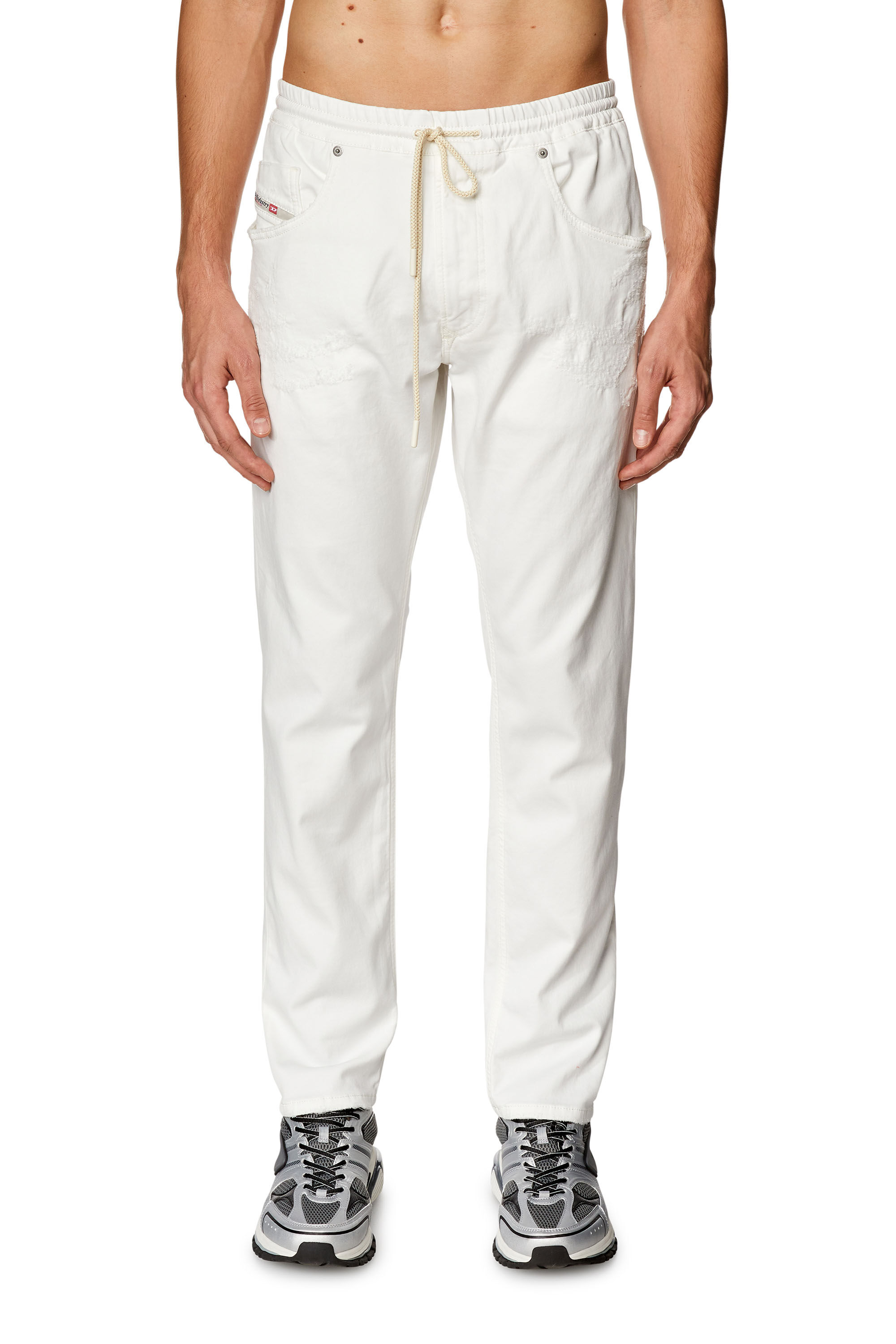 Diesel - Male's Regular 2030 D-Krooley Joggjeans® 068HV, White - 3
