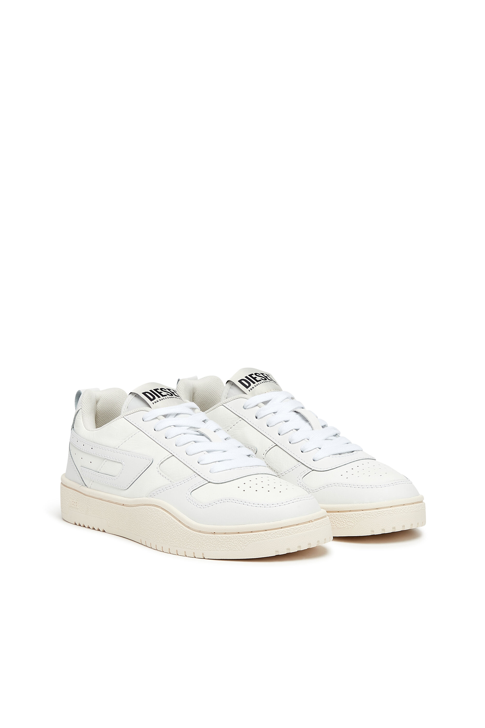 Diesel - S-UKIYO V2 LOW W, Female's S-Ukiyo V2 Low W - Low-top sneakers with D branding in White - 2
