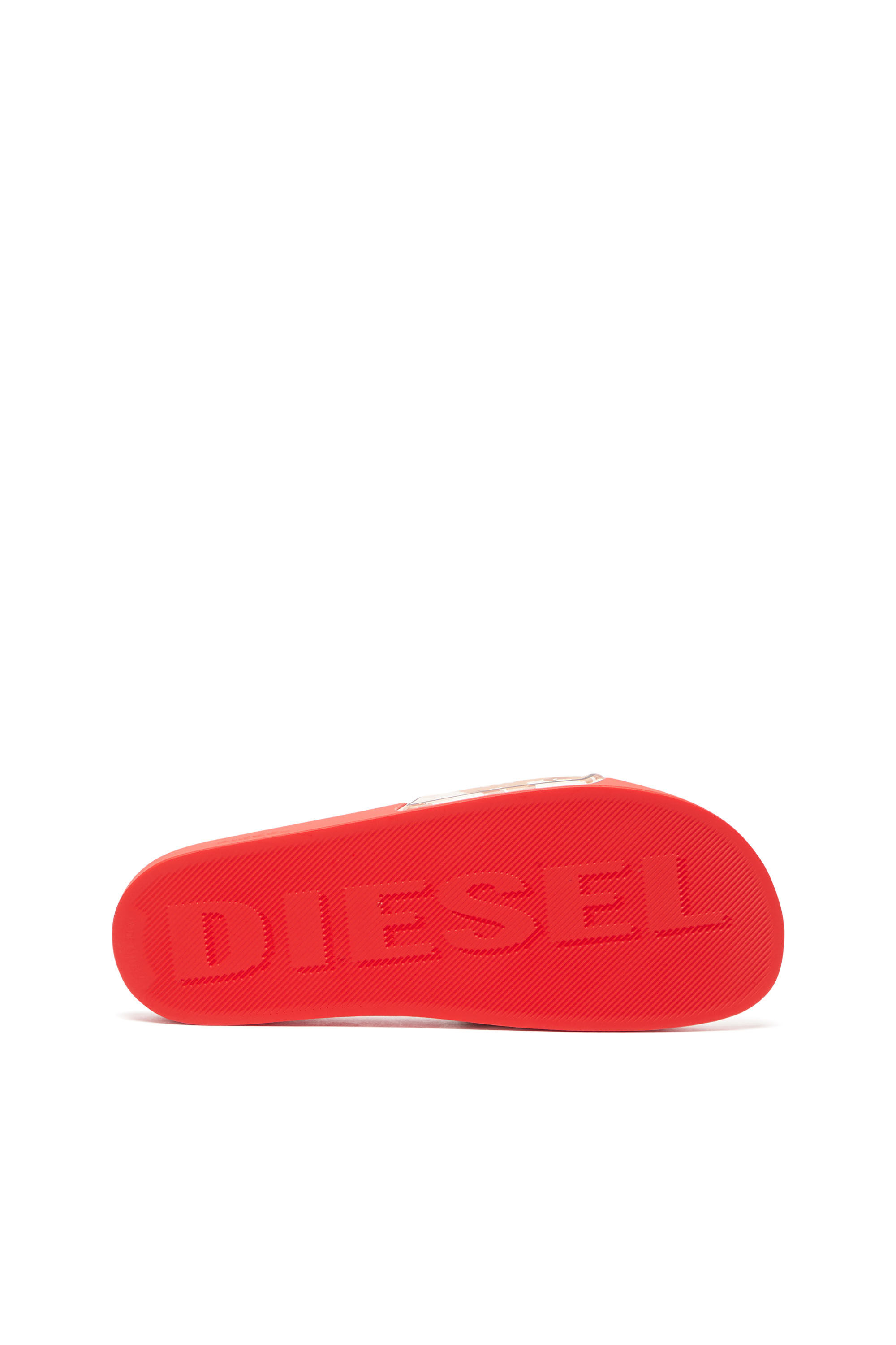 Diesel - SA-MAYEMI CC X, Unisex's Sa-Mayemi CC X - Pool slides with camouflage band in Red - 5