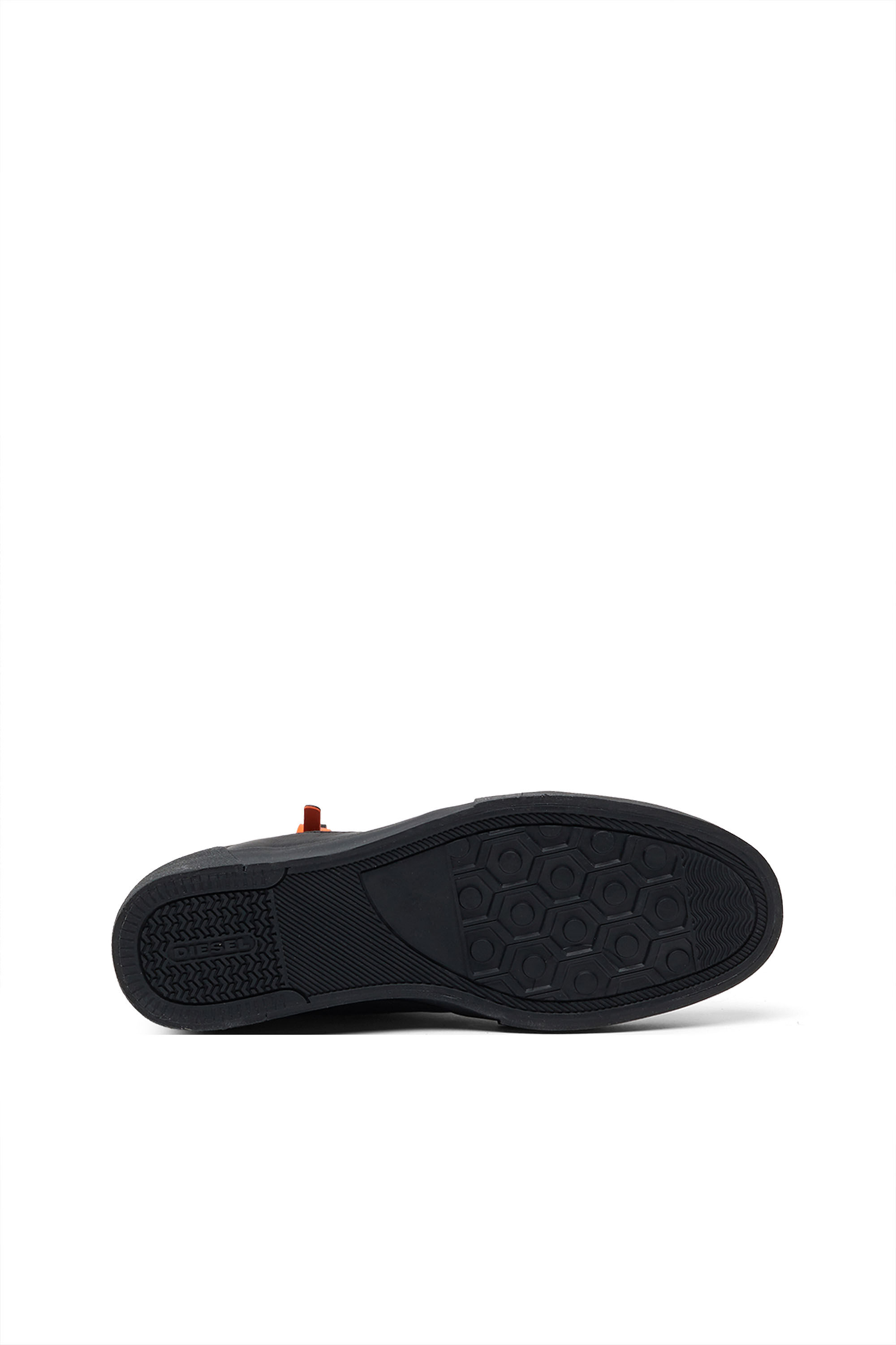 Diesel - S-DVELOWS, Male's S-Dvelows-High-top sneakers in panelled suede in Black - 5