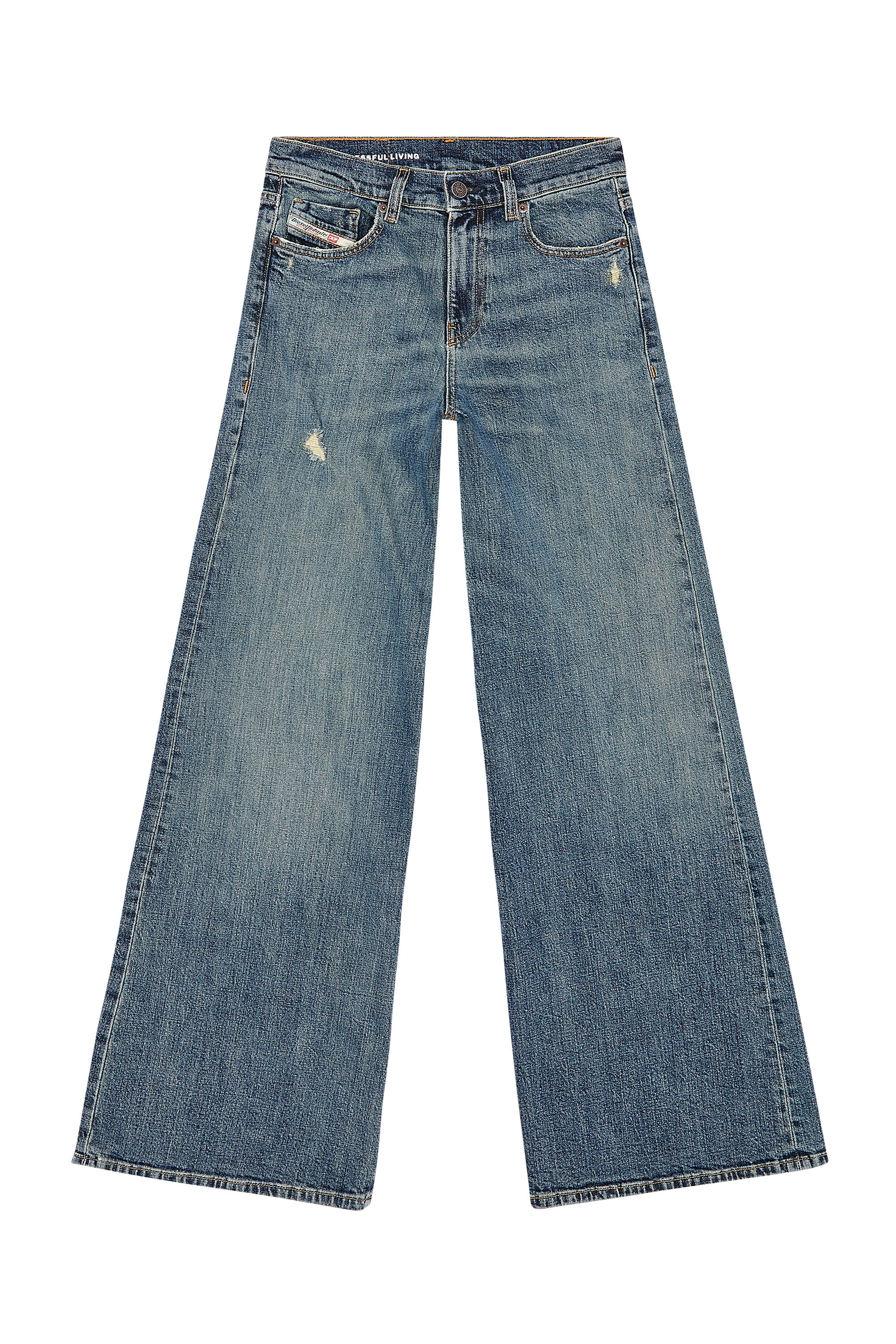 Diesel - Flare Jeans 1978 D-Akemi 0DQAC Femme, Bleu moyen - Image 2