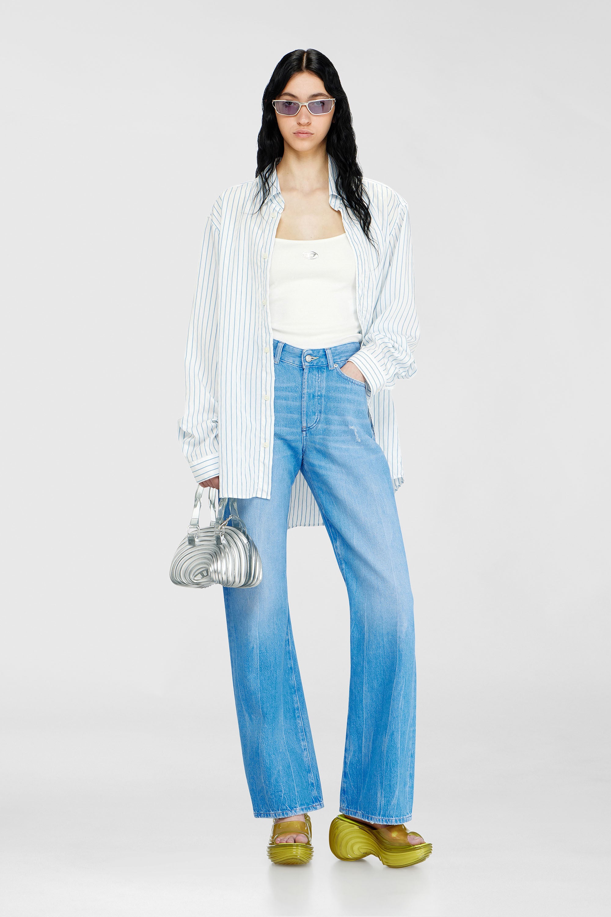Diesel - MELISSA QUANTUM PLATFORM, Zueco de plataforma en Melflex&reg; Mujer in Amarillo - 7